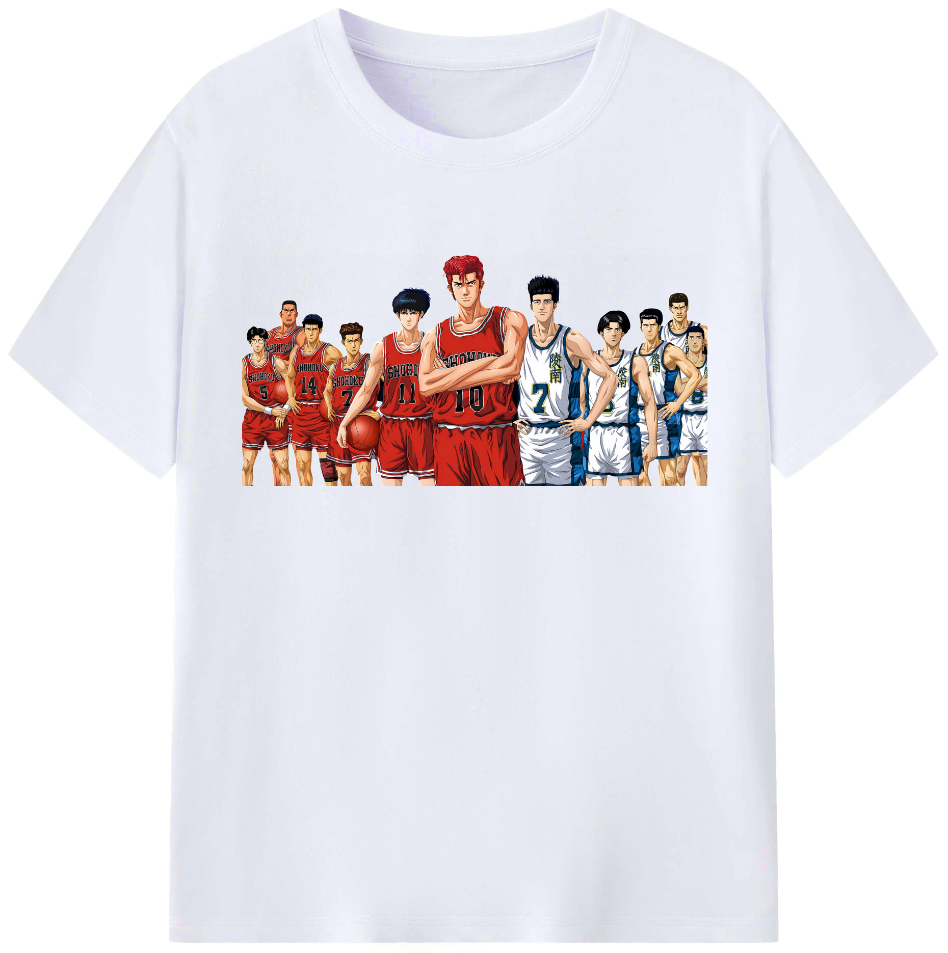 （画像用） SLAM DUNK／スラムダンク レディースカジュアルプリントTシャツ（綿100％）