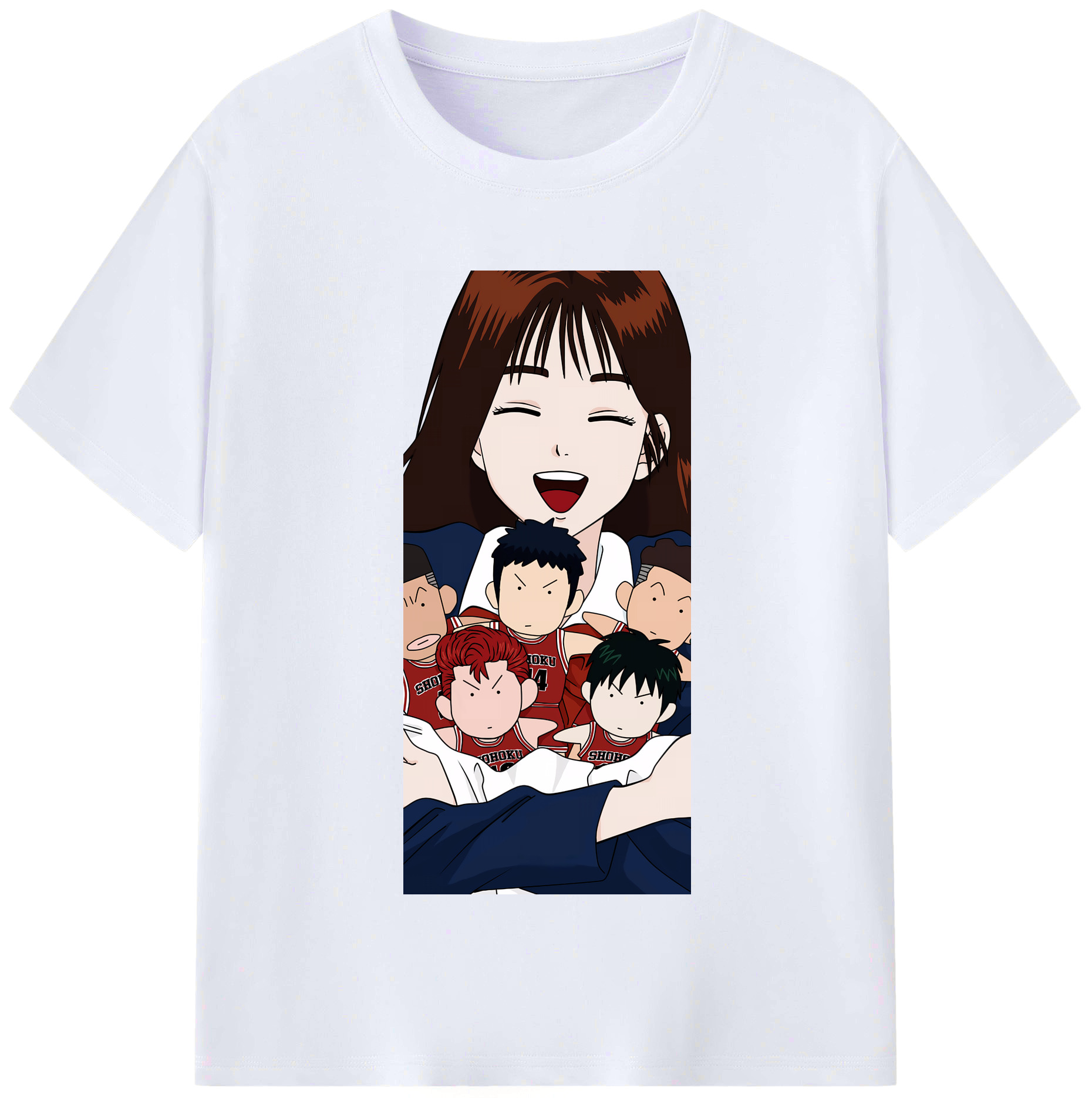 （画像用） SLAM DUNK／スラムダンク レディースカジュアルプリントTシャツ（綿100％）