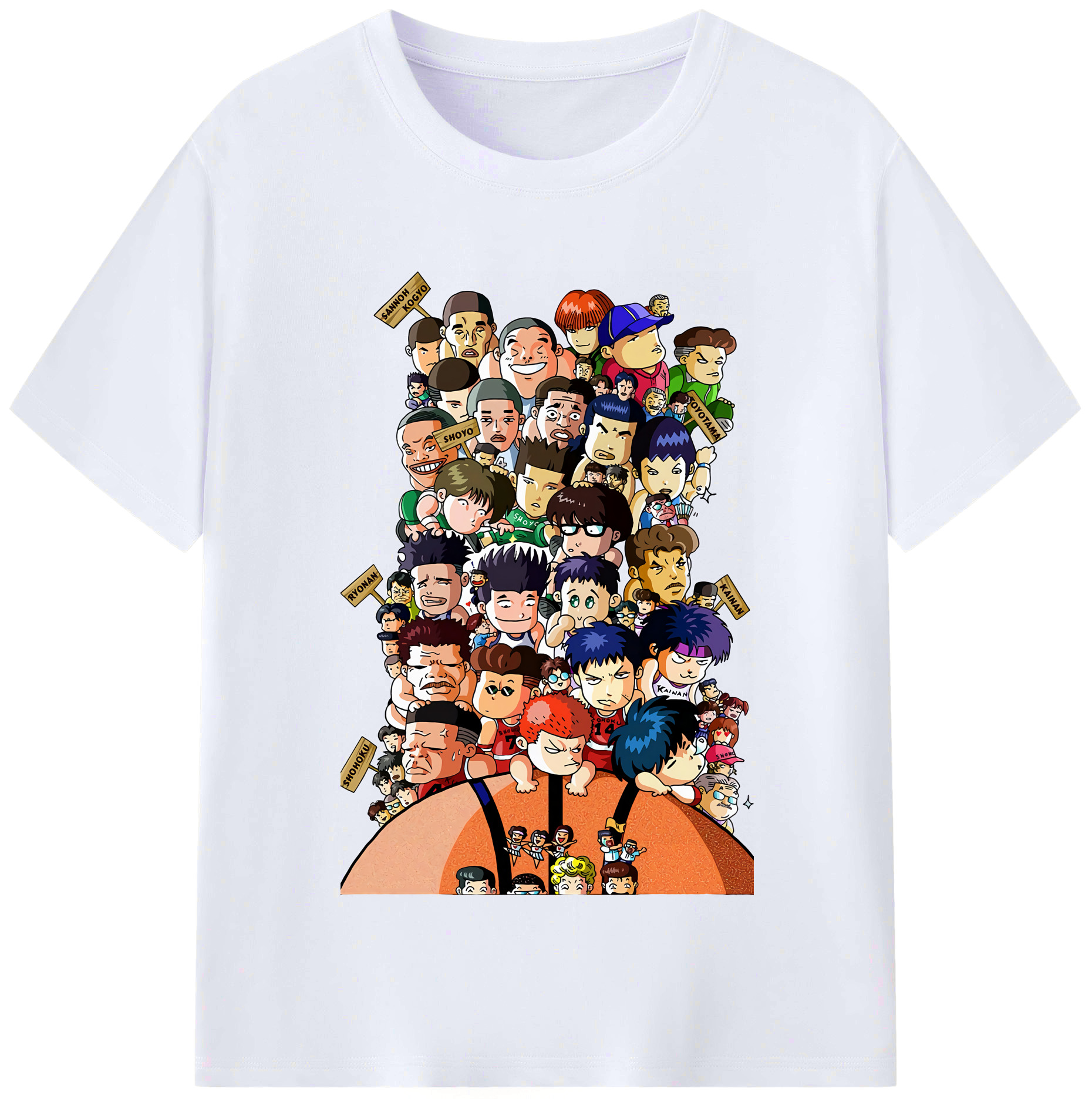 （画像用） SLAM DUNK／スラムダンク レディースカジュアルプリントTシャツ（綿100％）
