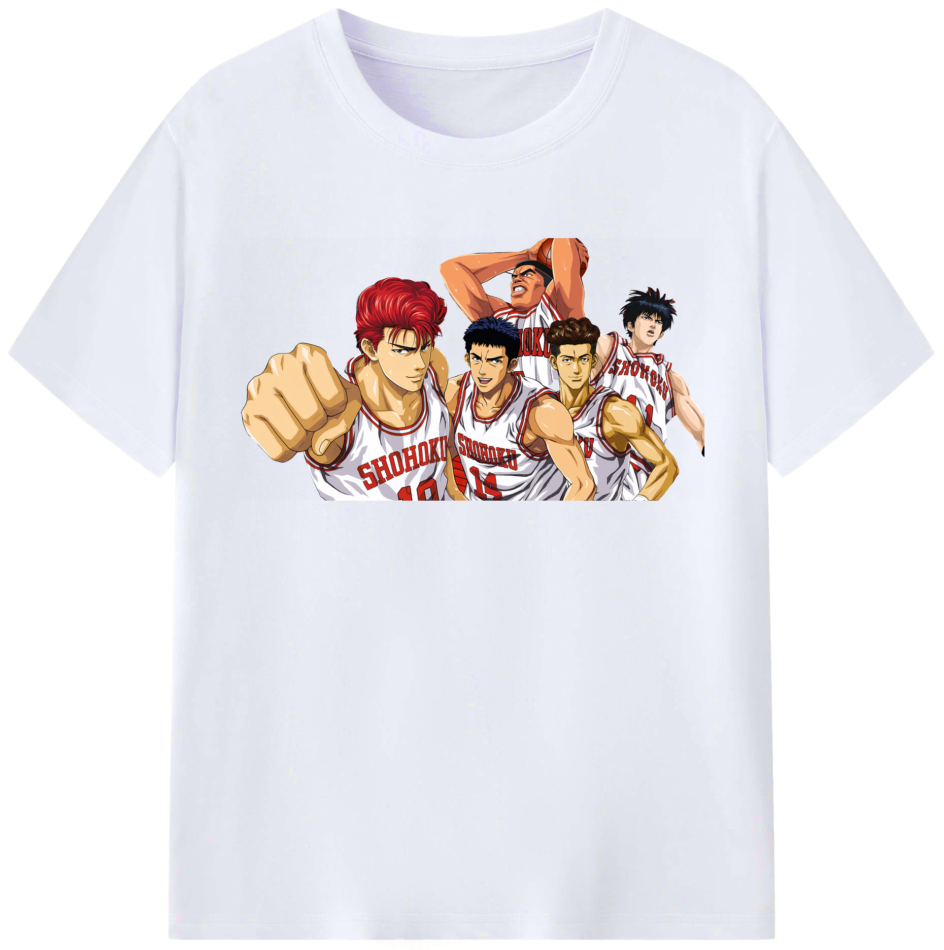 （画像用） SLAM DUNK／スラムダンク レディースカジュアルプリントTシャツ（綿100％）