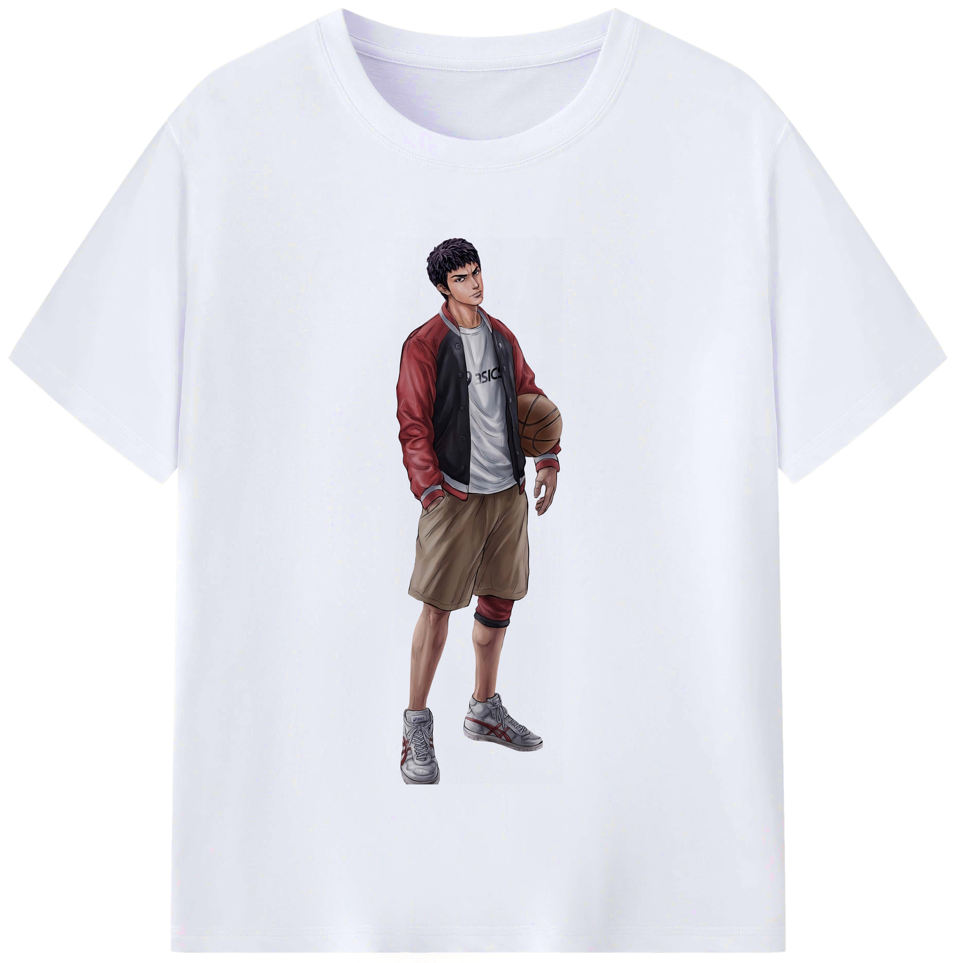 （画像用） SLAM DUNK／スラムダンク レディースカジュアルプリントTシャツ（綿100％）