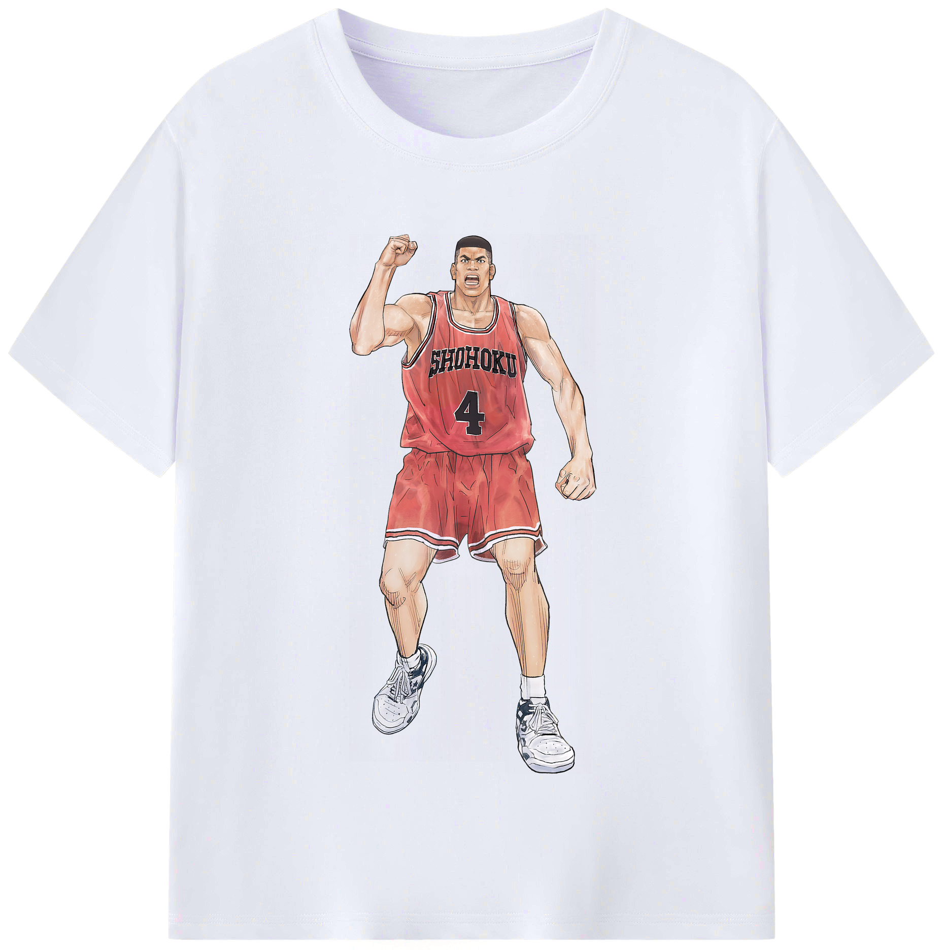 （画像用） SLAM DUNK／スラムダンク レディースカジュアルプリントTシャツ（綿100％）