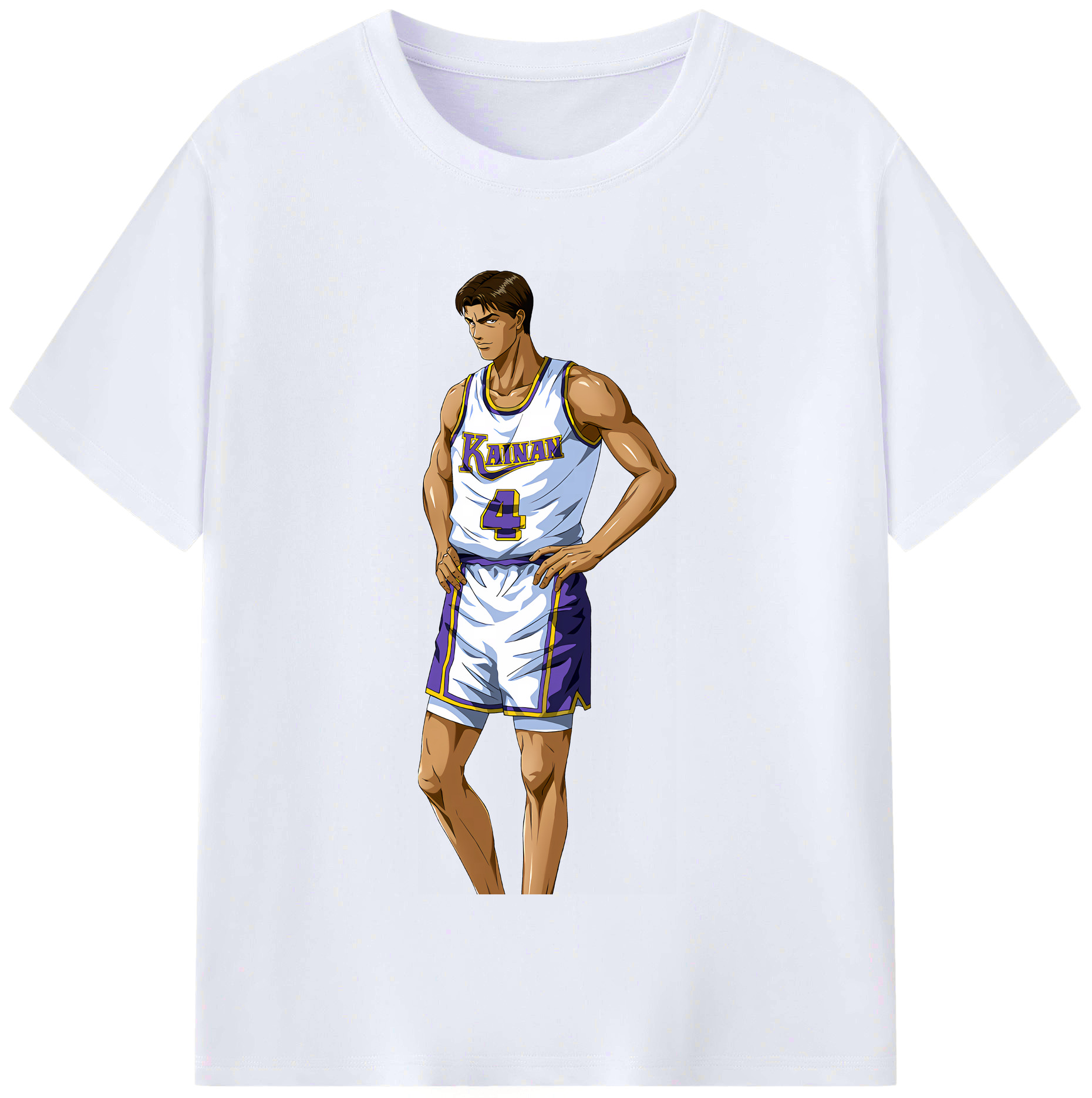 （画像用） SLAM DUNK／スラムダンク レディースカジュアルプリントTシャツ（綿100％）