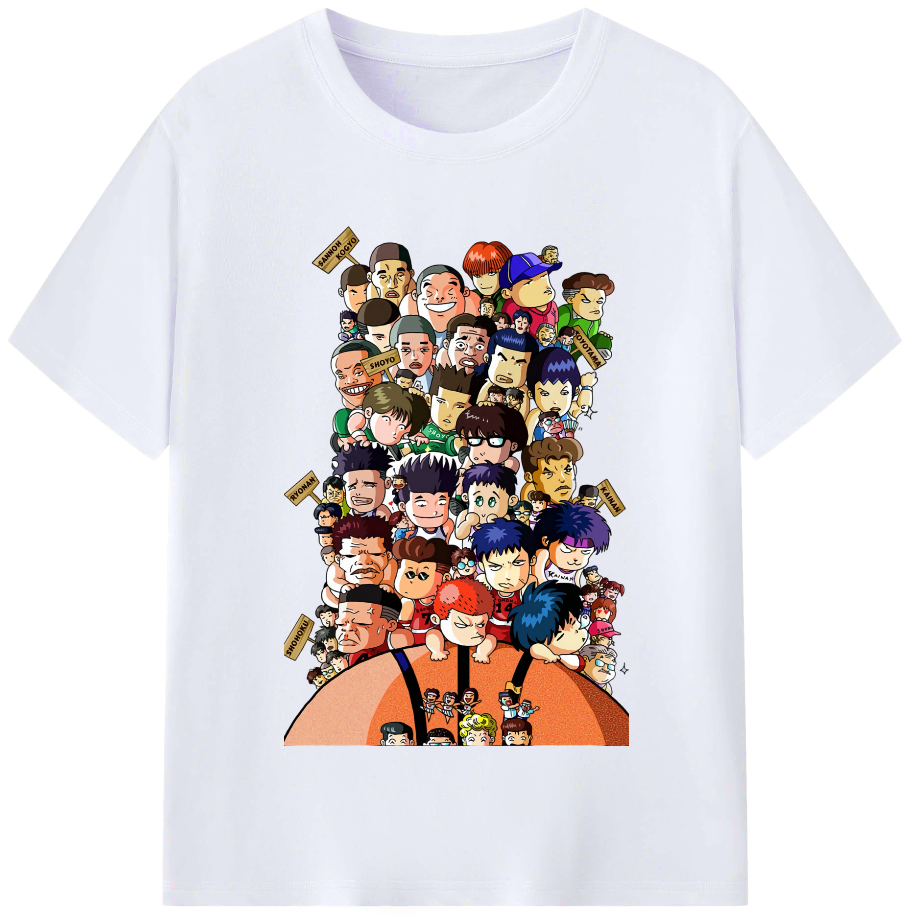 （画像用） SLAM DUNK／スラムダンク レディースカジュアルプリントTシャツ（綿100％）