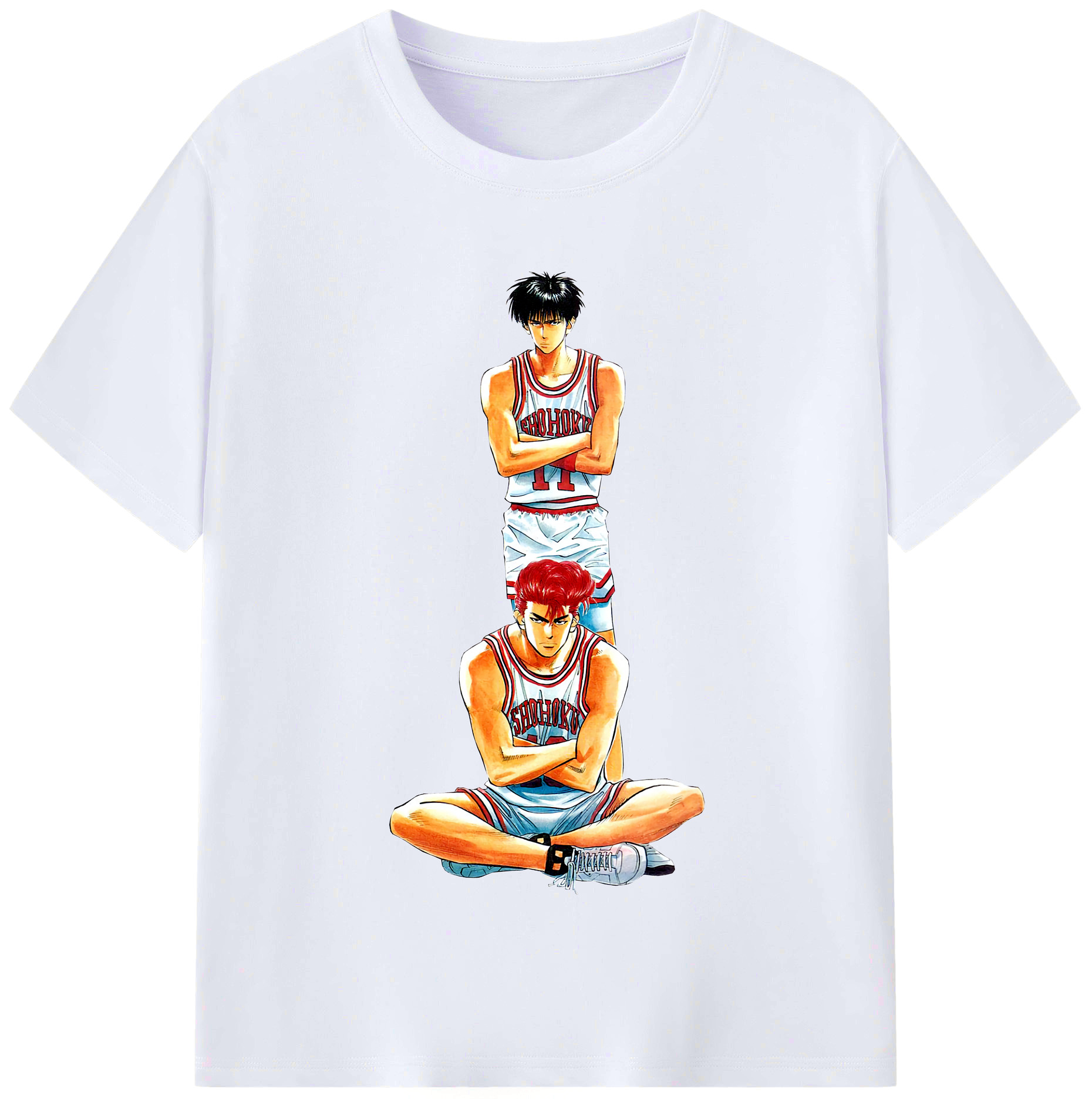 （画像用） SLAM DUNK／スラムダンク レディースカジュアルプリントTシャツ（綿100％）