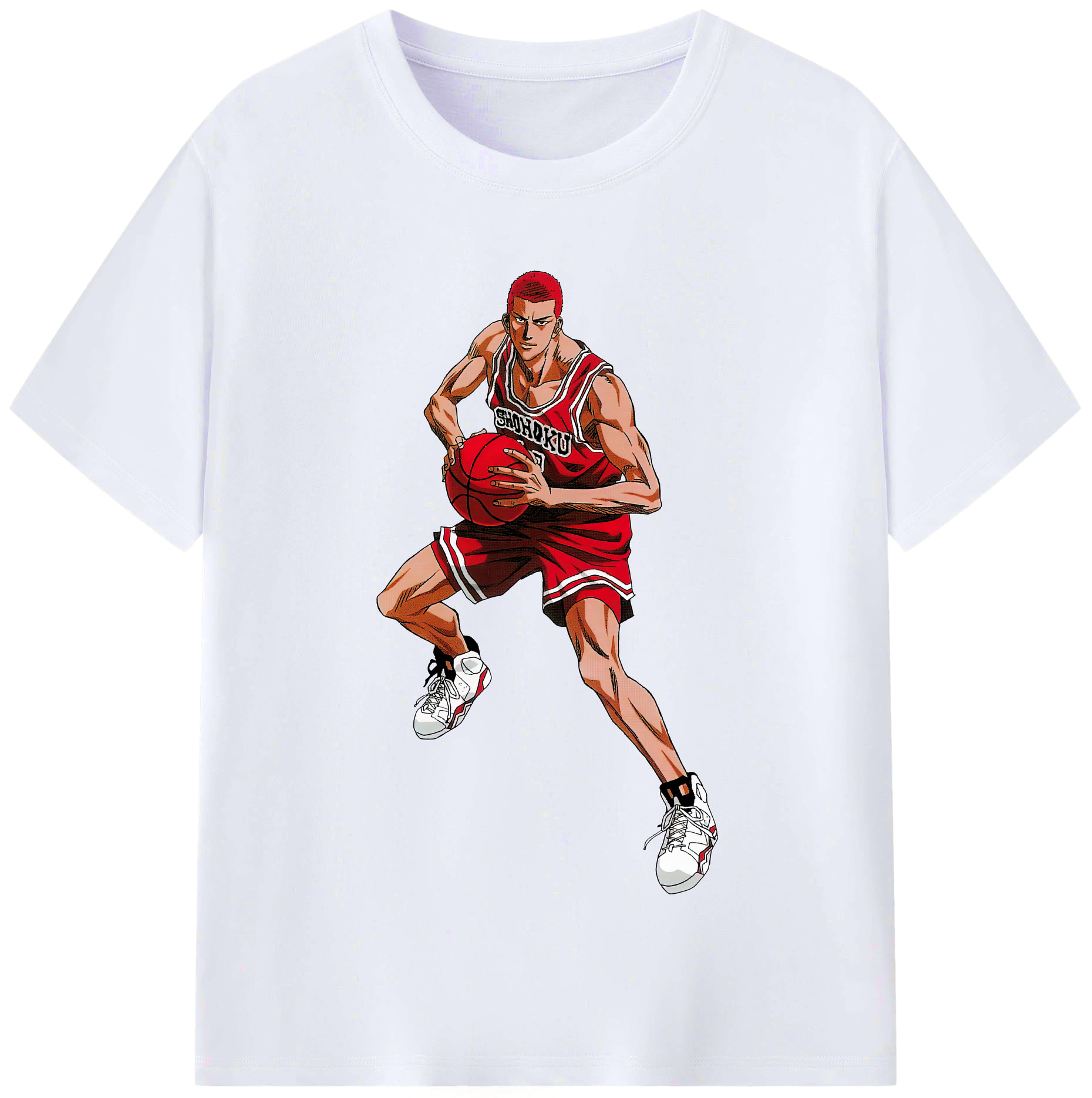 （画像用） SLAM DUNK／スラムダンク レディースカジュアルプリントTシャツ（綿100％）