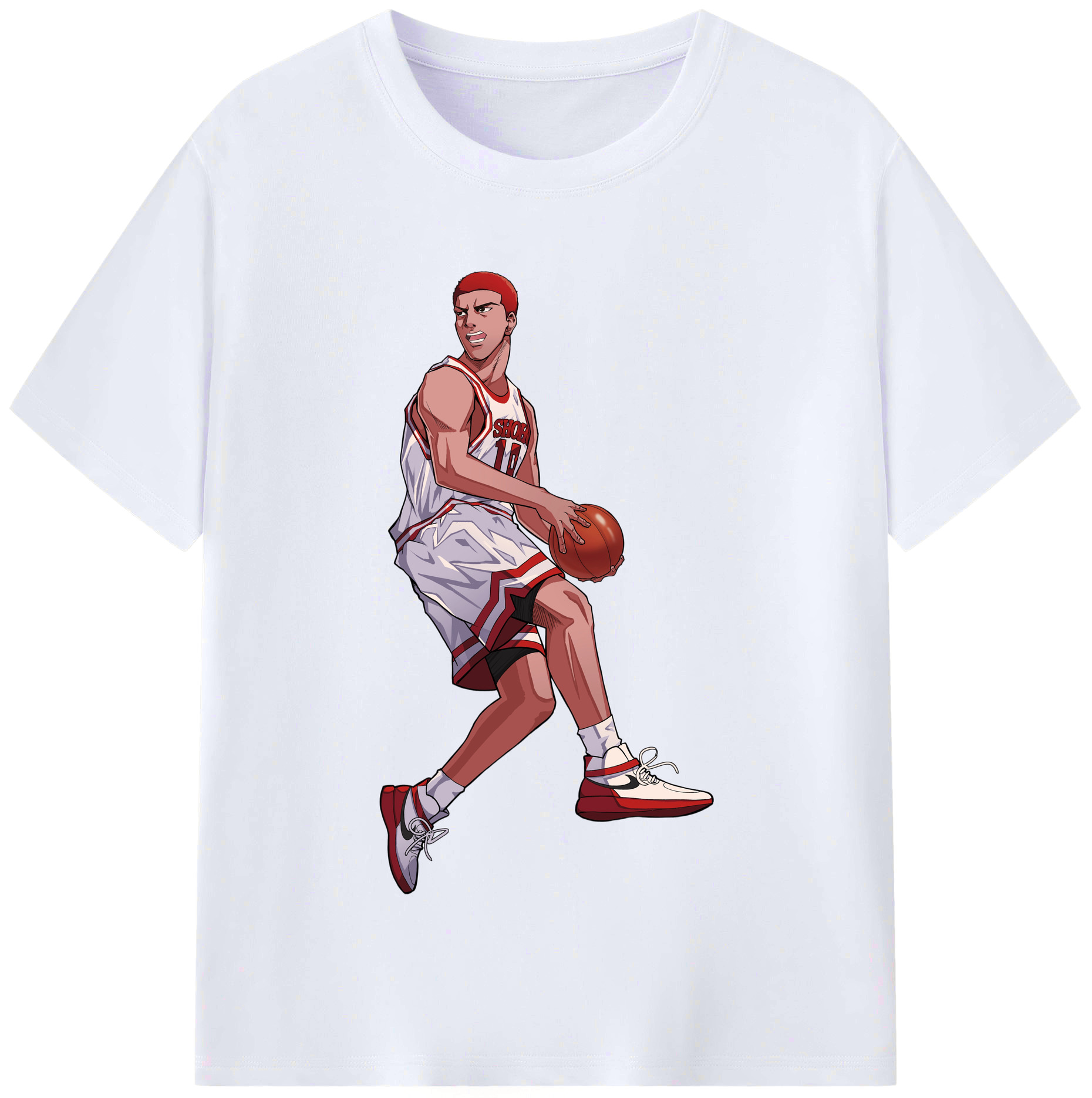 （画像用） SLAM DUNK／スラムダンク レディースカジュアルプリントTシャツ（綿100％）