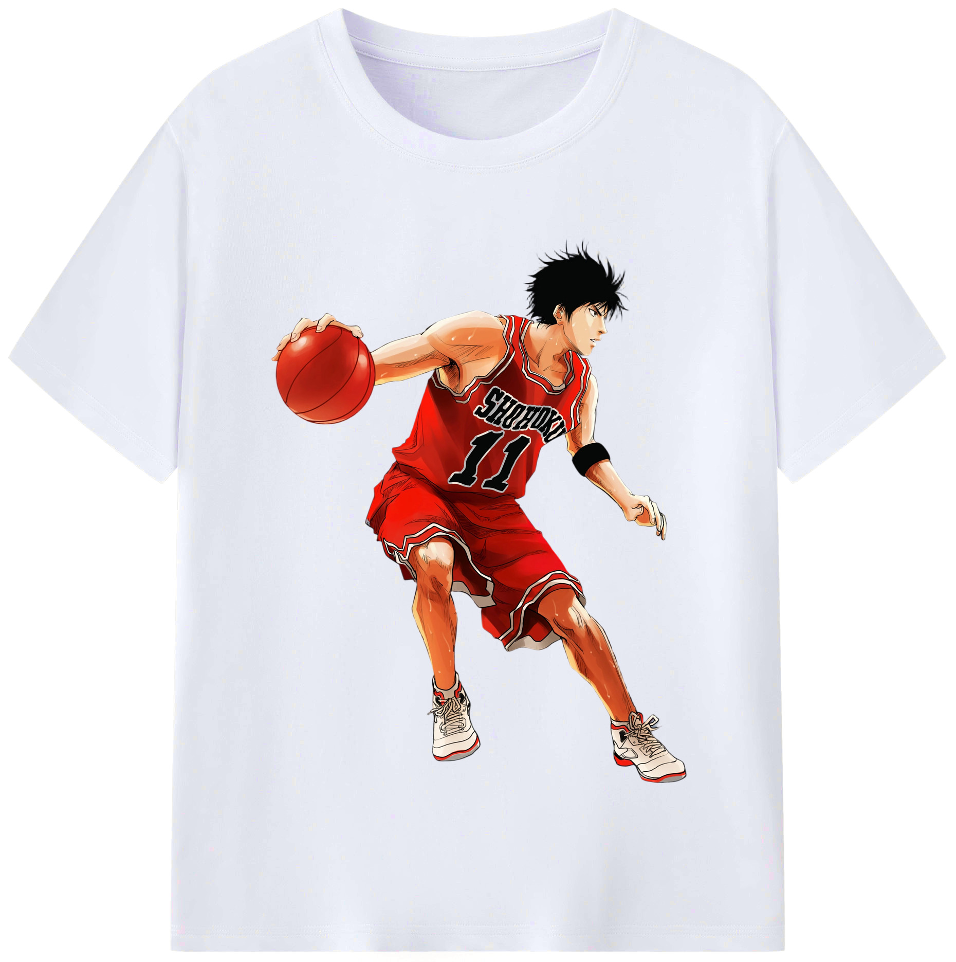 （画像用） SLAM DUNK／スラムダンク レディースカジュアルプリントTシャツ（綿100％）
