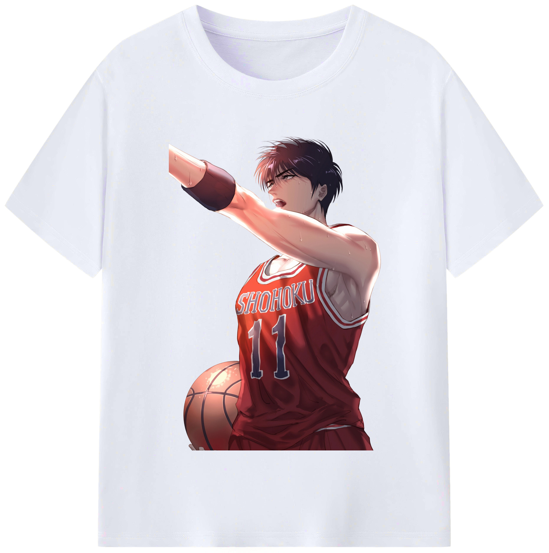 （画像用） SLAM DUNK／スラムダンク レディースカジュアルプリントTシャツ（綿100％）