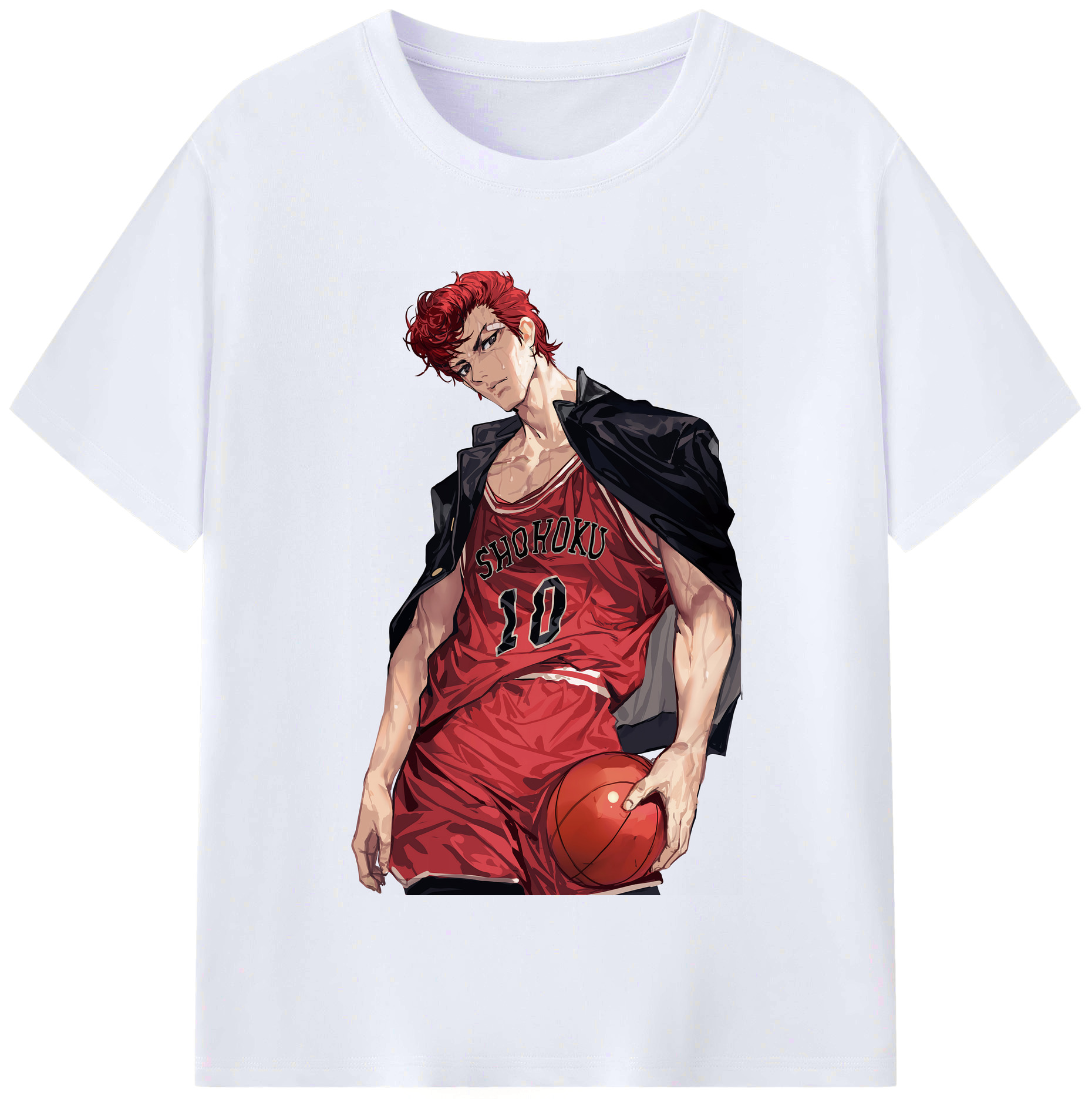 （画像用） SLAM DUNK／スラムダンク レディースカジュアルプリントTシャツ（綿100％）