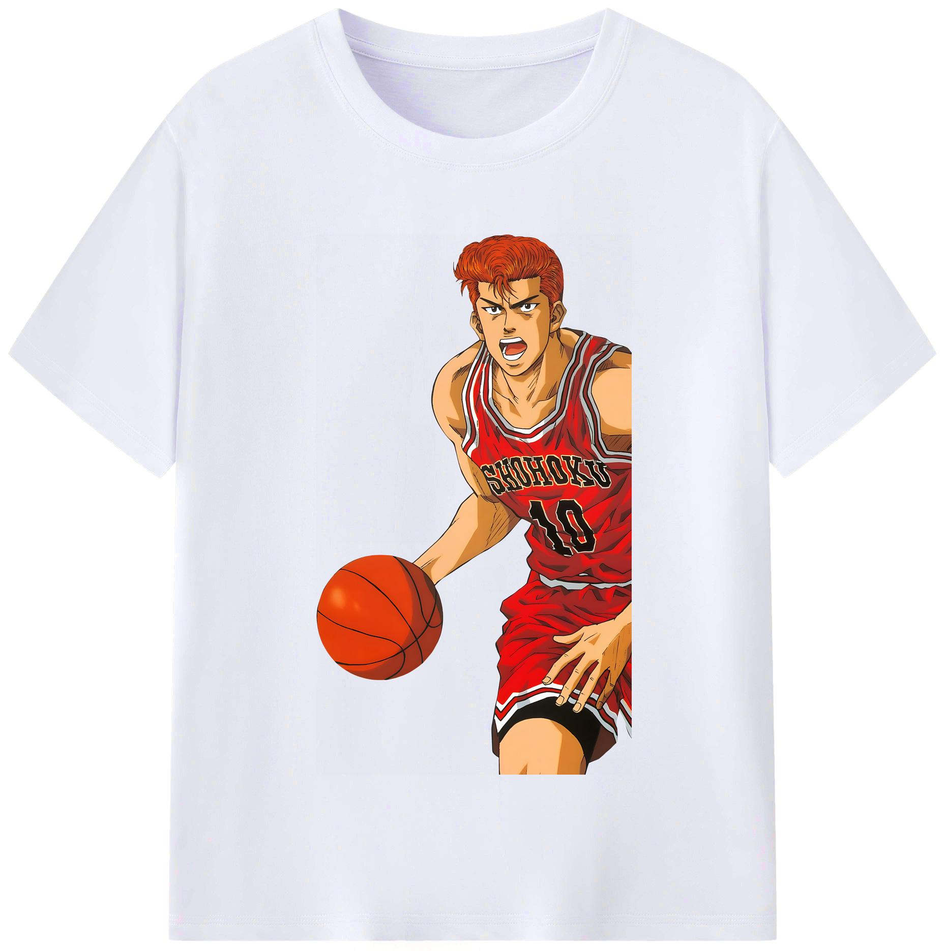 （画像用） SLAM DUNK／スラムダンク レディースカジュアルプリントTシャツ（綿100％）