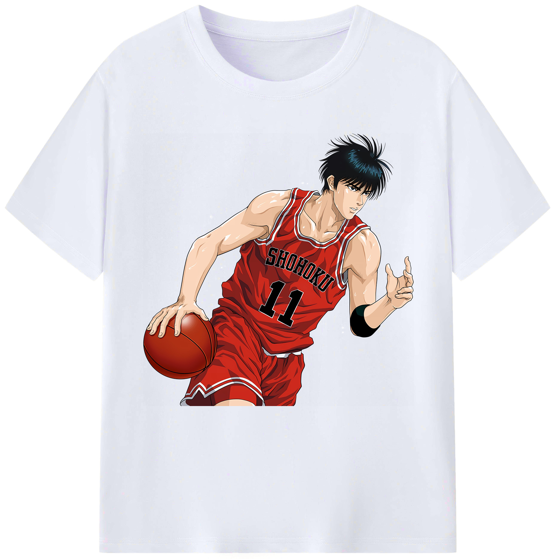 （画像用） SLAM DUNK／スラムダンク レディースカジュアルプリントTシャツ（綿100％）