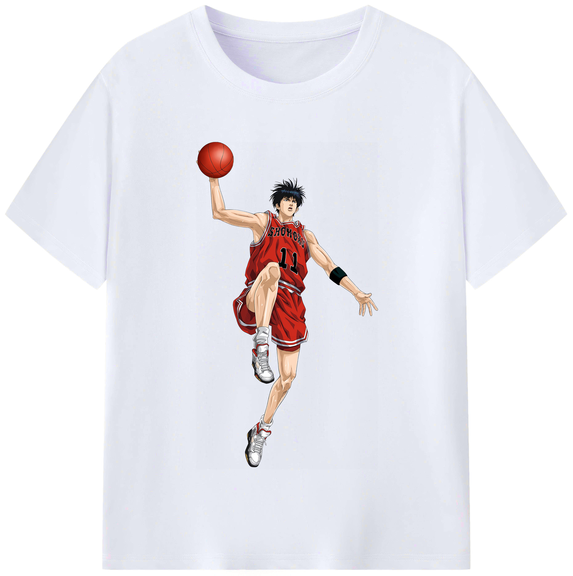 （画像用） SLAM DUNK／スラムダンク レディースカジュアルプリントTシャツ（綿100％）