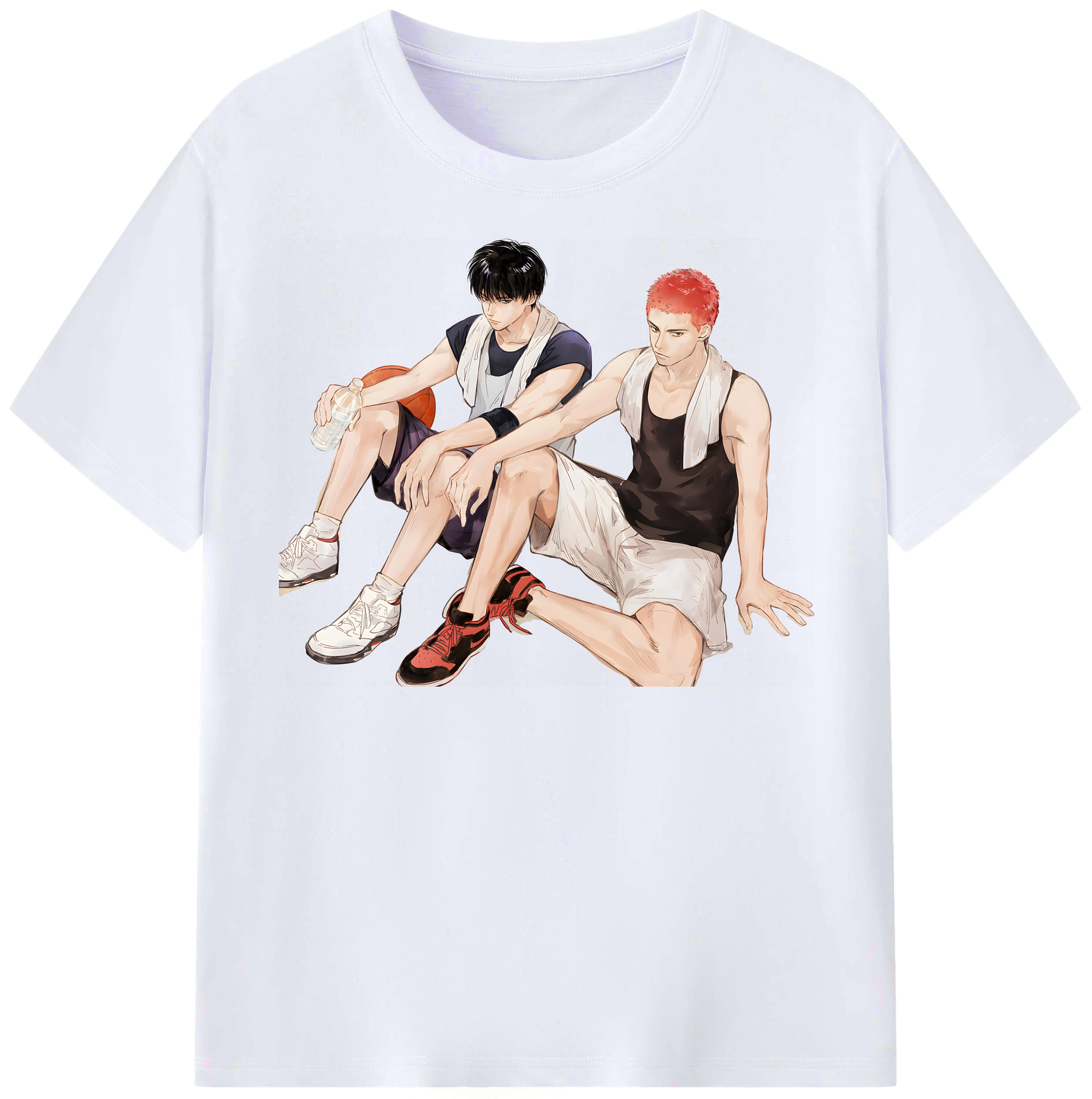 （画像用） SLAM DUNK／スラムダンク レディースカジュアルプリントTシャツ（綿100％）