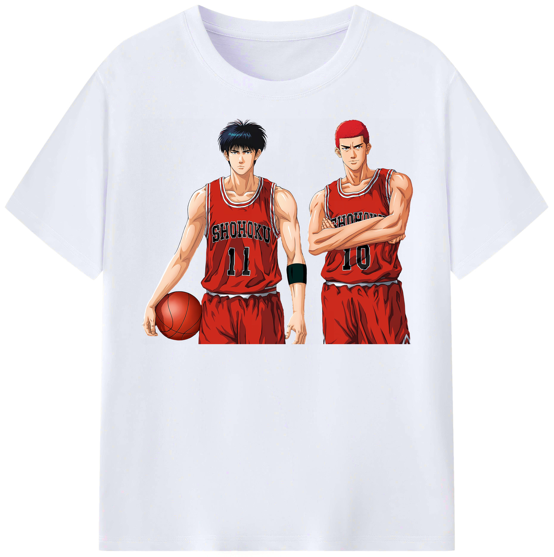 （画像用） SLAM DUNK／スラムダンク レディースカジュアルプリントTシャツ（綿100％）