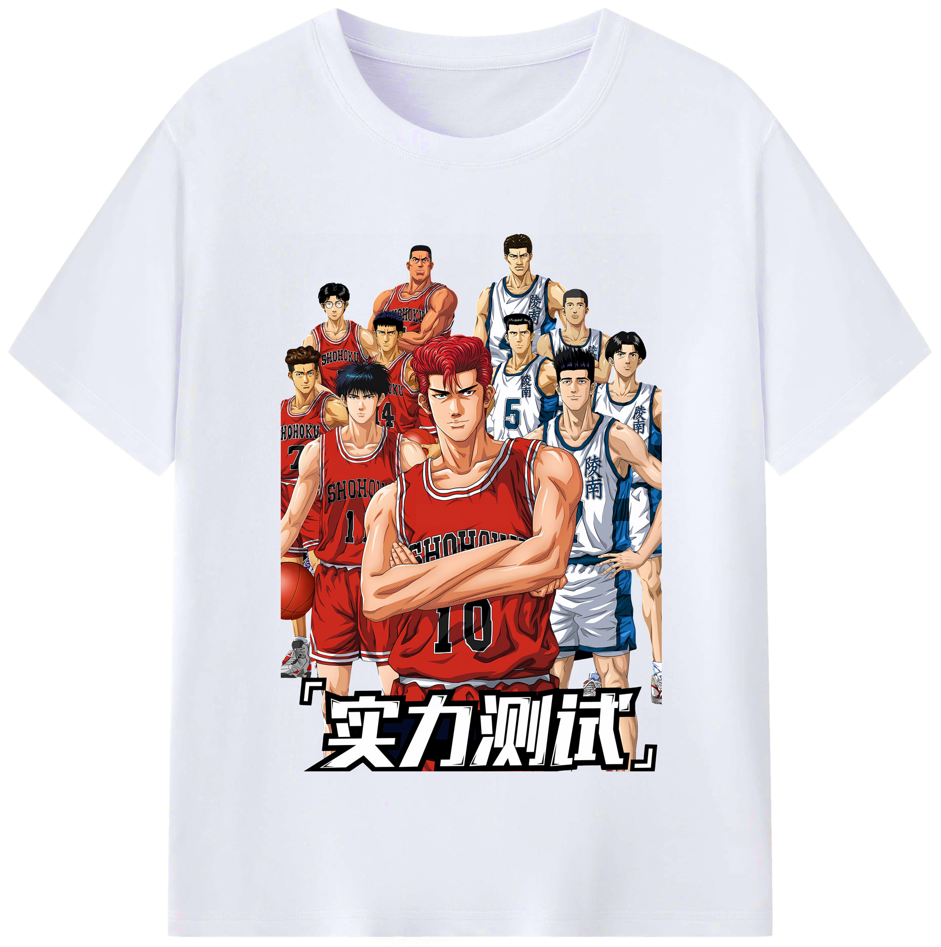 （画像用） SLAM DUNK／スラムダンク レディースカジュアルプリントTシャツ（綿100％）