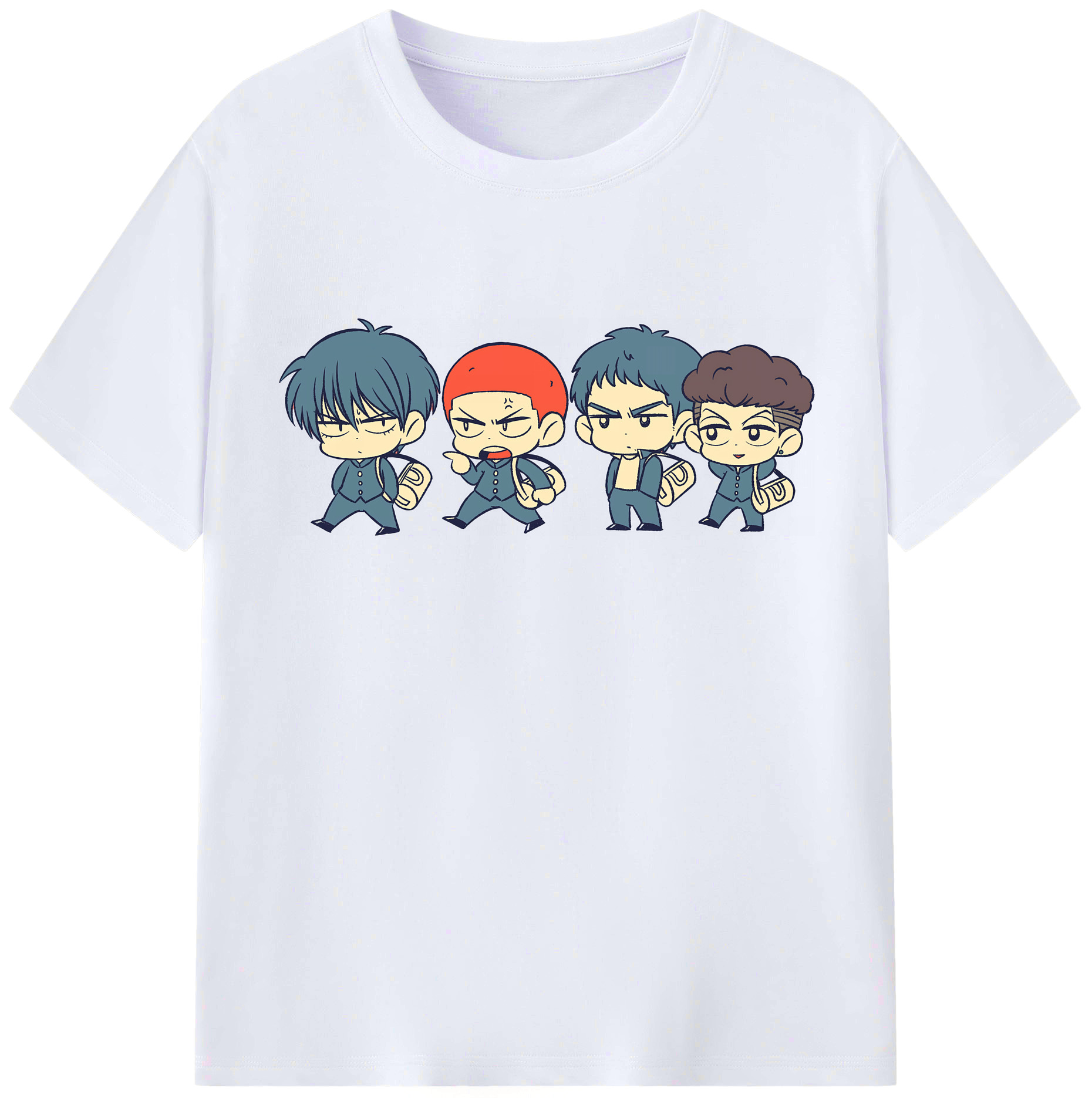 （画像用） SLAM DUNK／スラムダンク レディースカジュアルプリントTシャツ（綿100％）