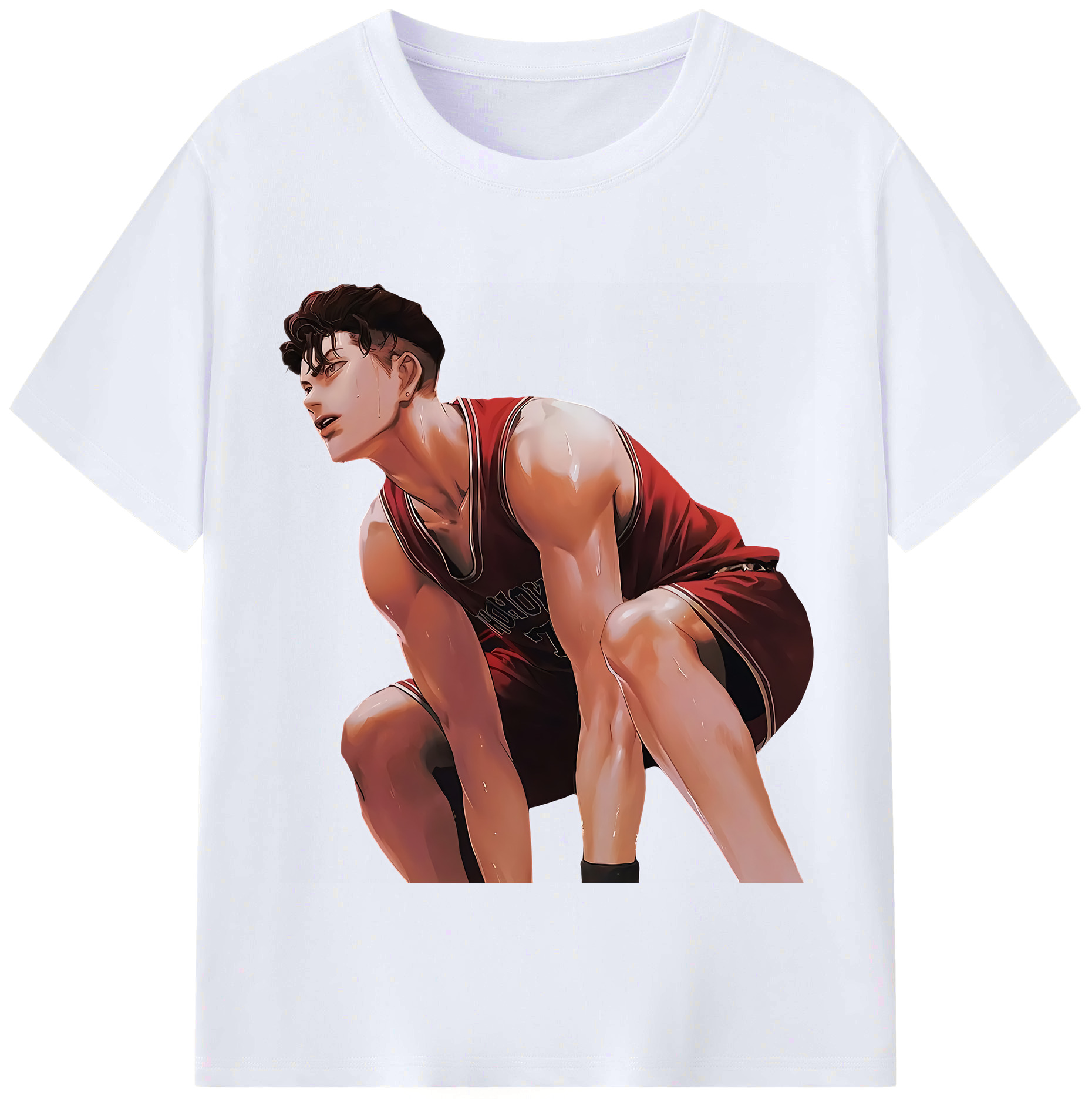 （画像用） SLAM DUNK／スラムダンク レディースカジュアルプリントTシャツ（綿100％）