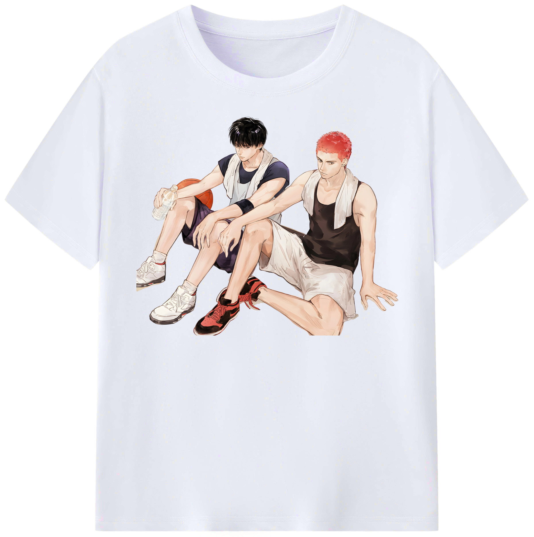 （画像用） SLAM DUNK／スラムダンク レディースカジュアルプリントTシャツ（綿100％）