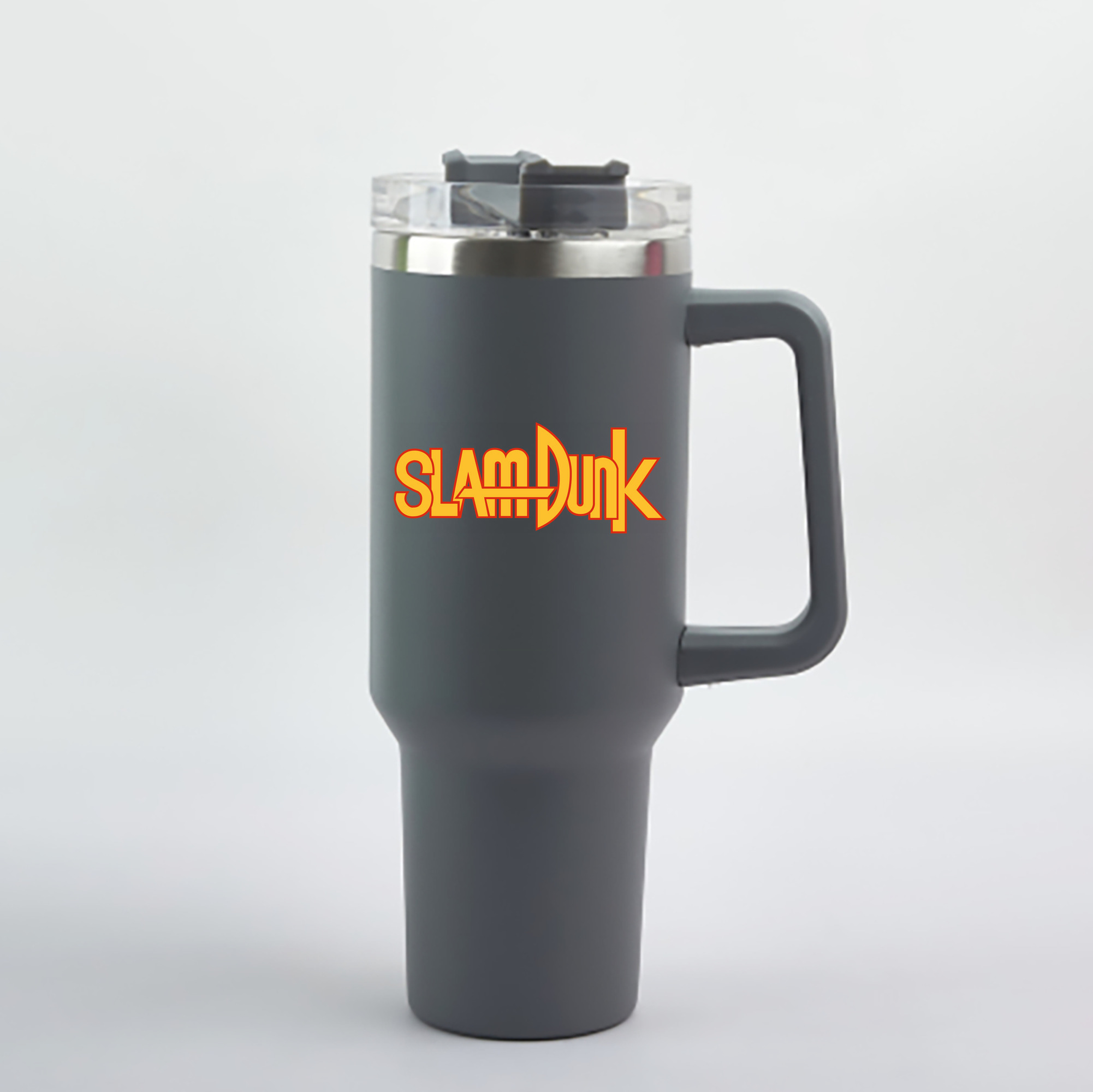 （画像用） SLAM DUNK／スラムダンク 1200mL車用タンブラー - クリスタルステッカー（プラスチックストロー付き）