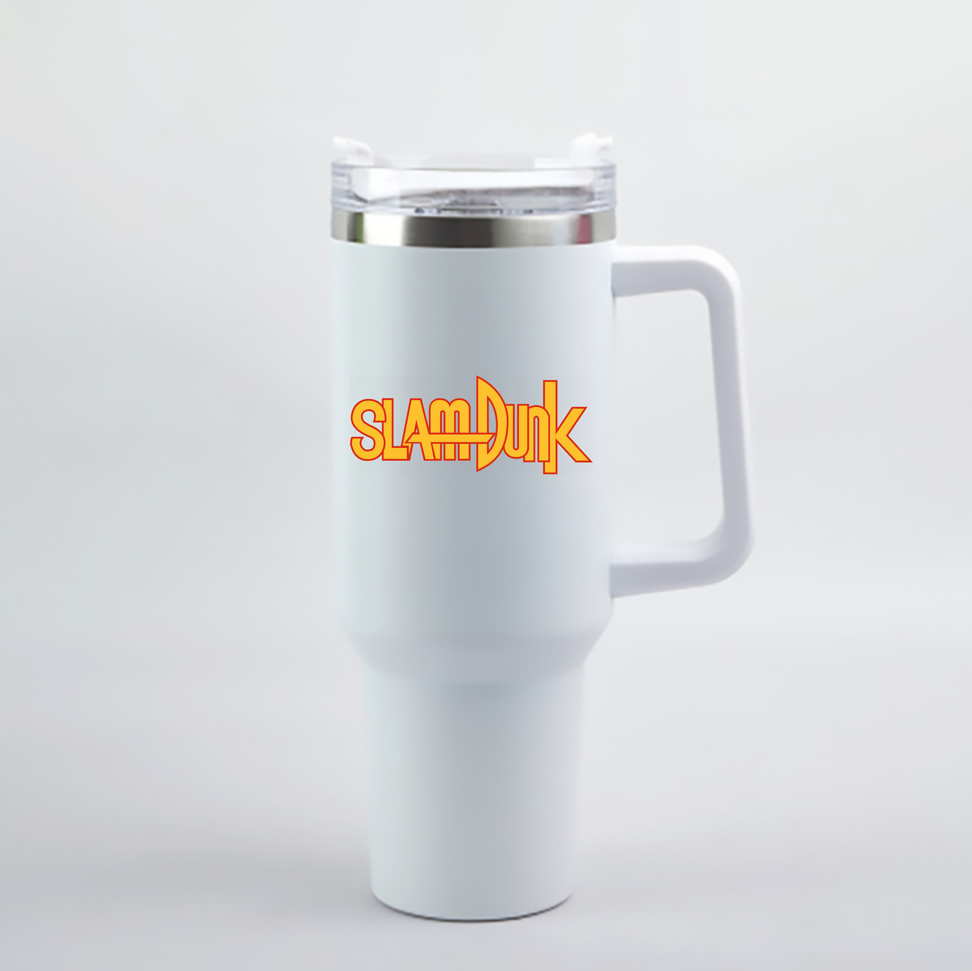 （画像用） SLAM DUNK／スラムダンク 1200mL車用タンブラー - クリスタルステッカー（プラスチックストロー付き）