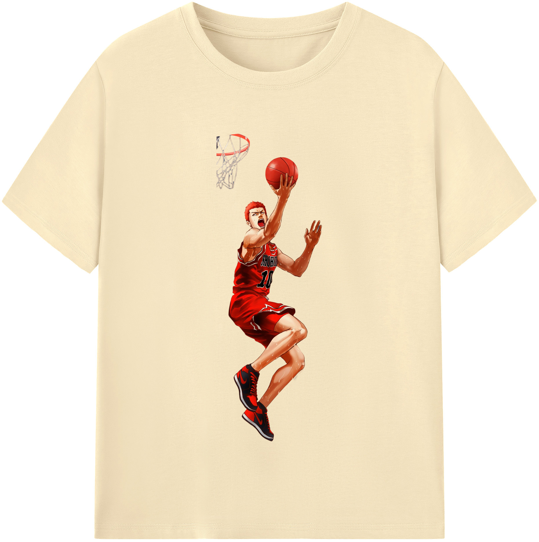 （画像用） SLAM DUNK／スラムダンク 綿100％半袖Tシャツ（フロントプリント）
