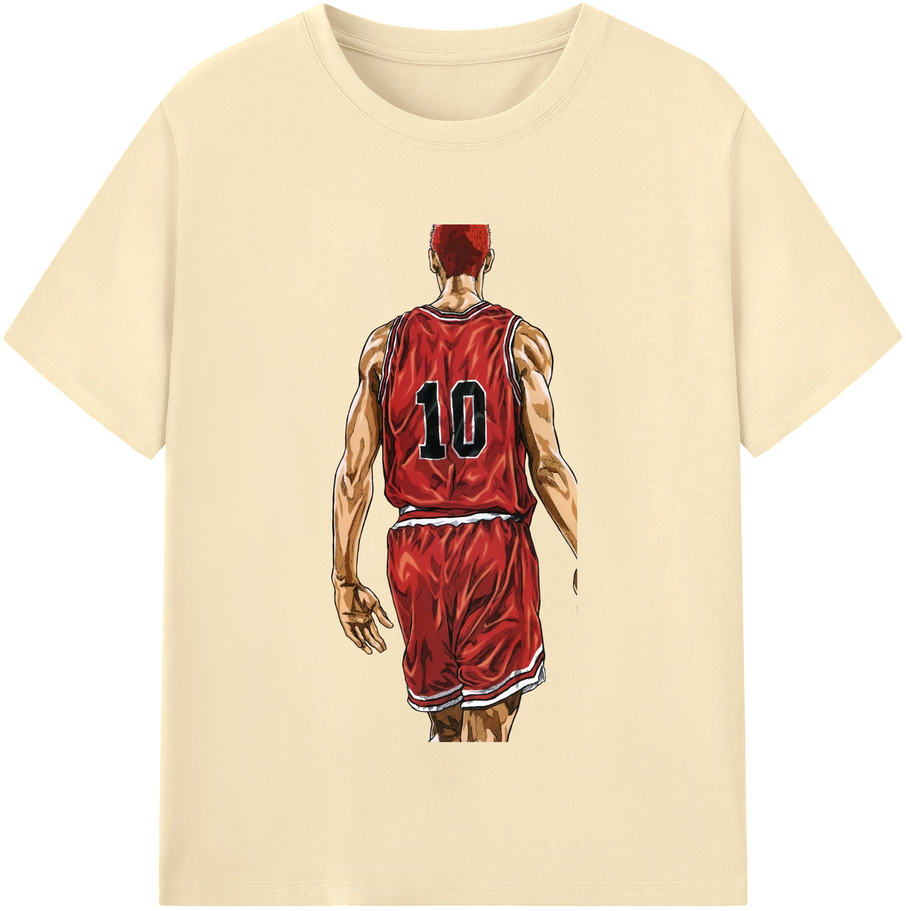 SLAM DUNK／スラムダンク 綿100％半袖Tシャツ（フロントプリント）