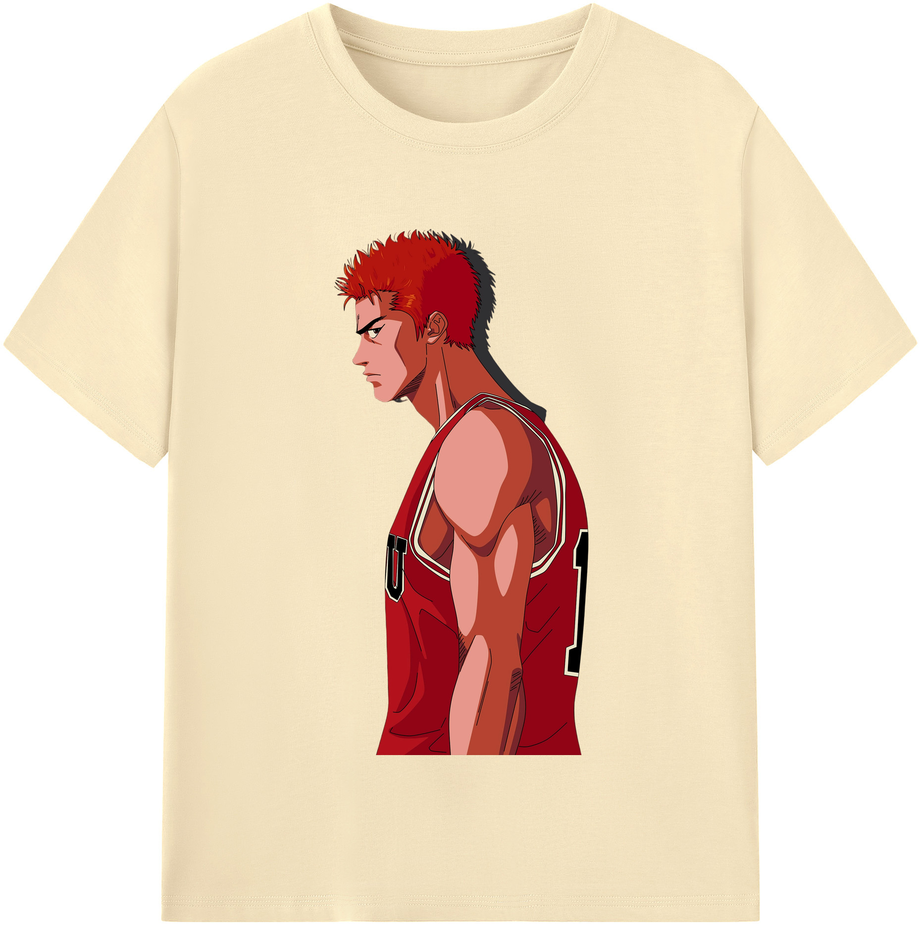 SLAM DUNK／スラムダンク 綿100％半袖Tシャツ（フロントプリント）