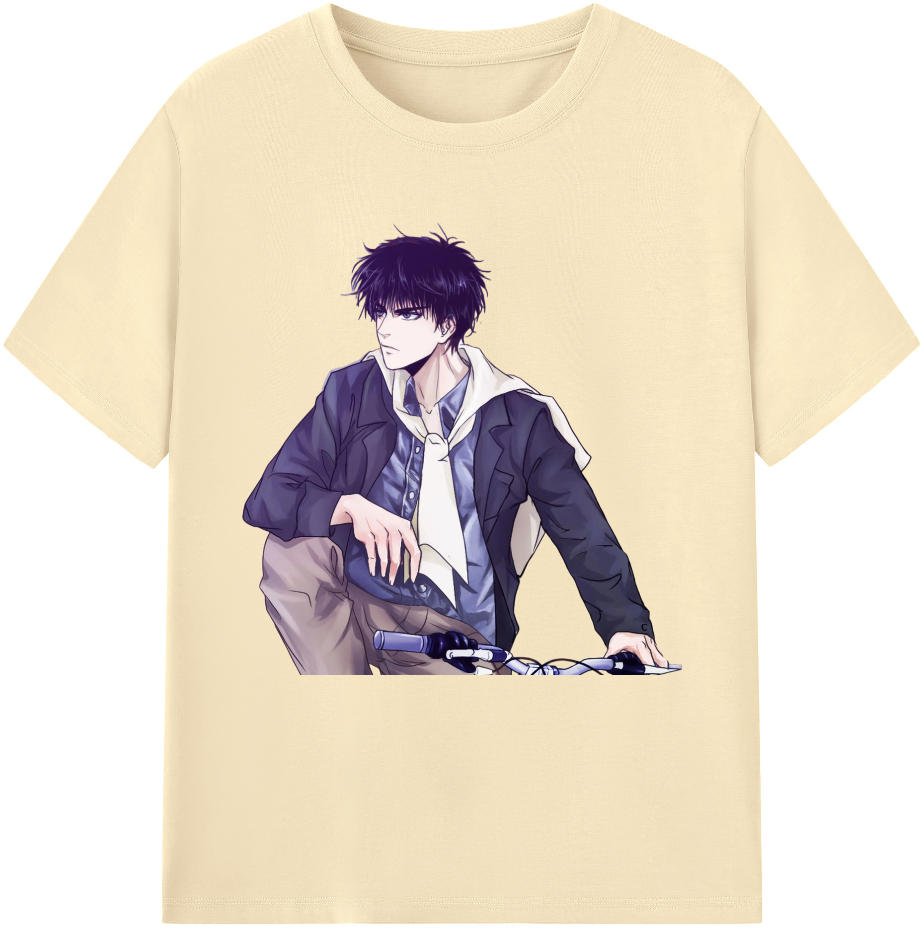 SLAM DUNK／スラムダンク 綿100％半袖Tシャツ（フロントプリント）
