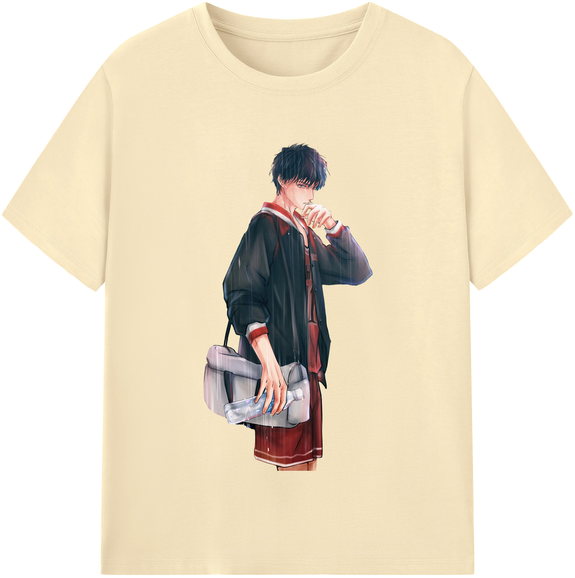 SLAM DUNK／スラムダンク 綿100％半袖Tシャツ（フロントプリント）