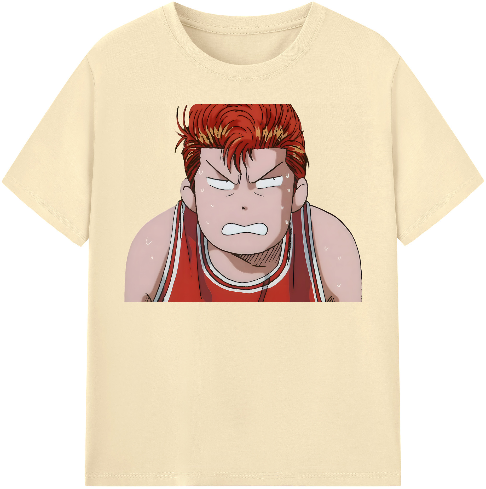 SLAM DUNK／スラムダンク 綿100％半袖Tシャツ（フロントプリント）