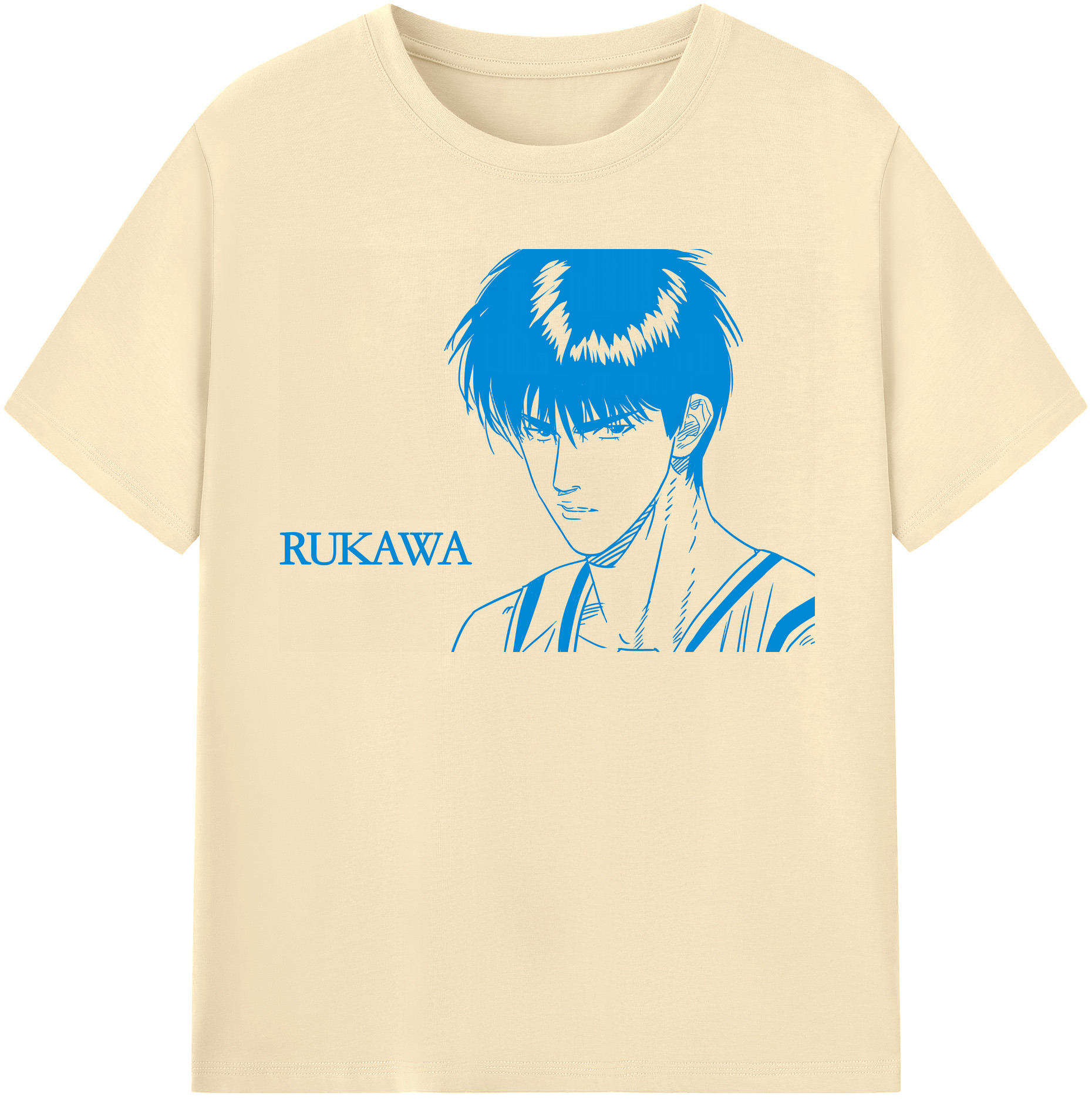 SLAM DUNK／スラムダンク 綿100％半袖Tシャツ（フロントプリント）