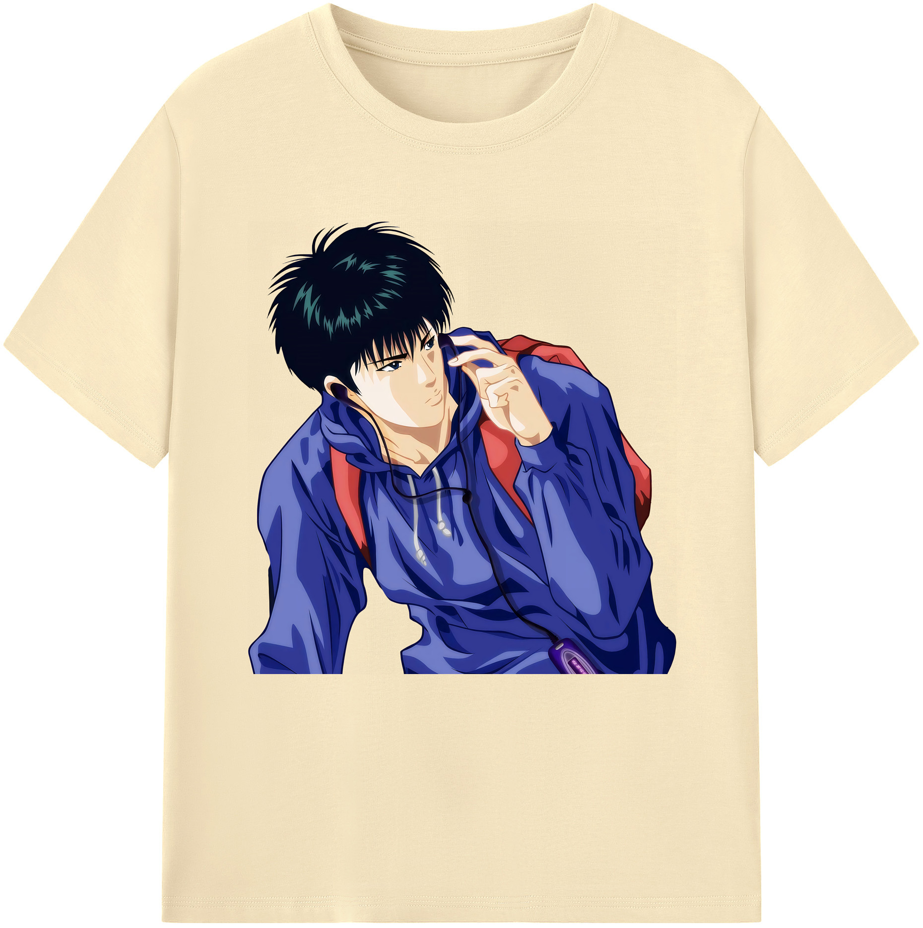 SLAM DUNK／スラムダンク 綿100％半袖Tシャツ（フロントプリント）