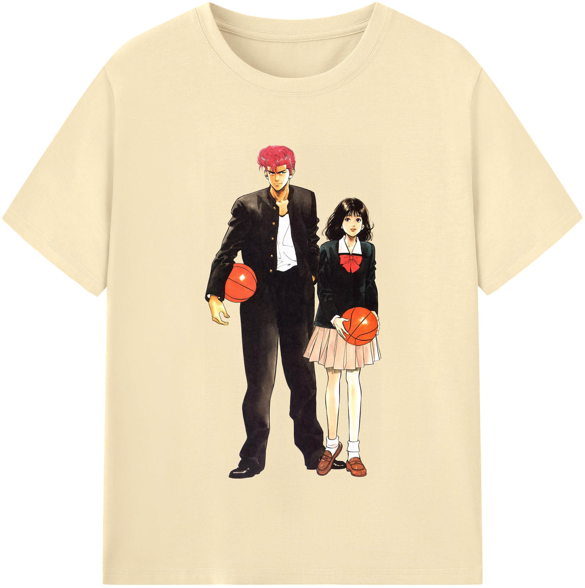 （画像用） SLAM DUNK／スラムダンク 綿100％半袖Tシャツ（フロントプリント）