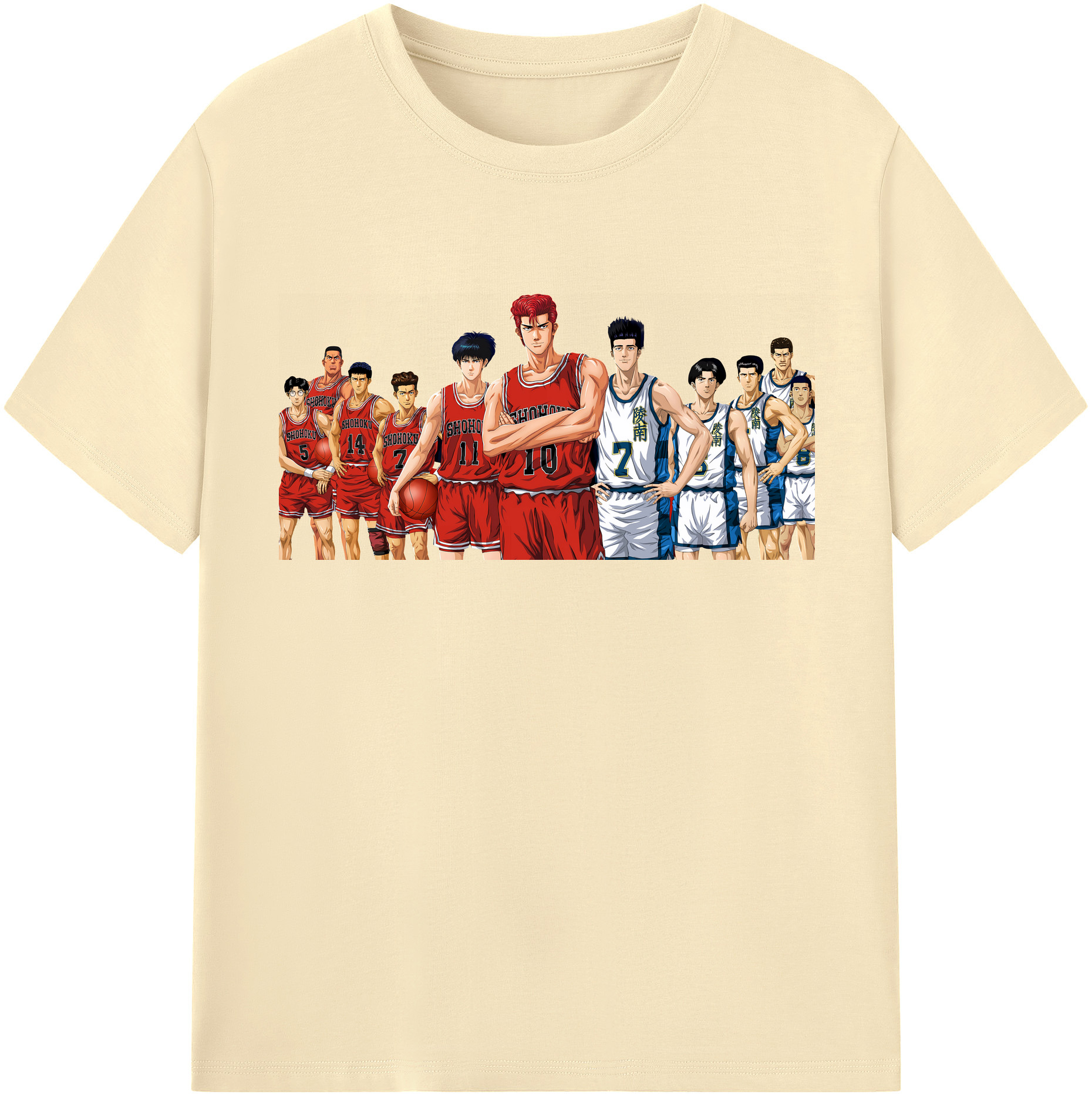 （画像用） SLAM DUNK／スラムダンク 綿100％半袖Tシャツ（フロントプリント）