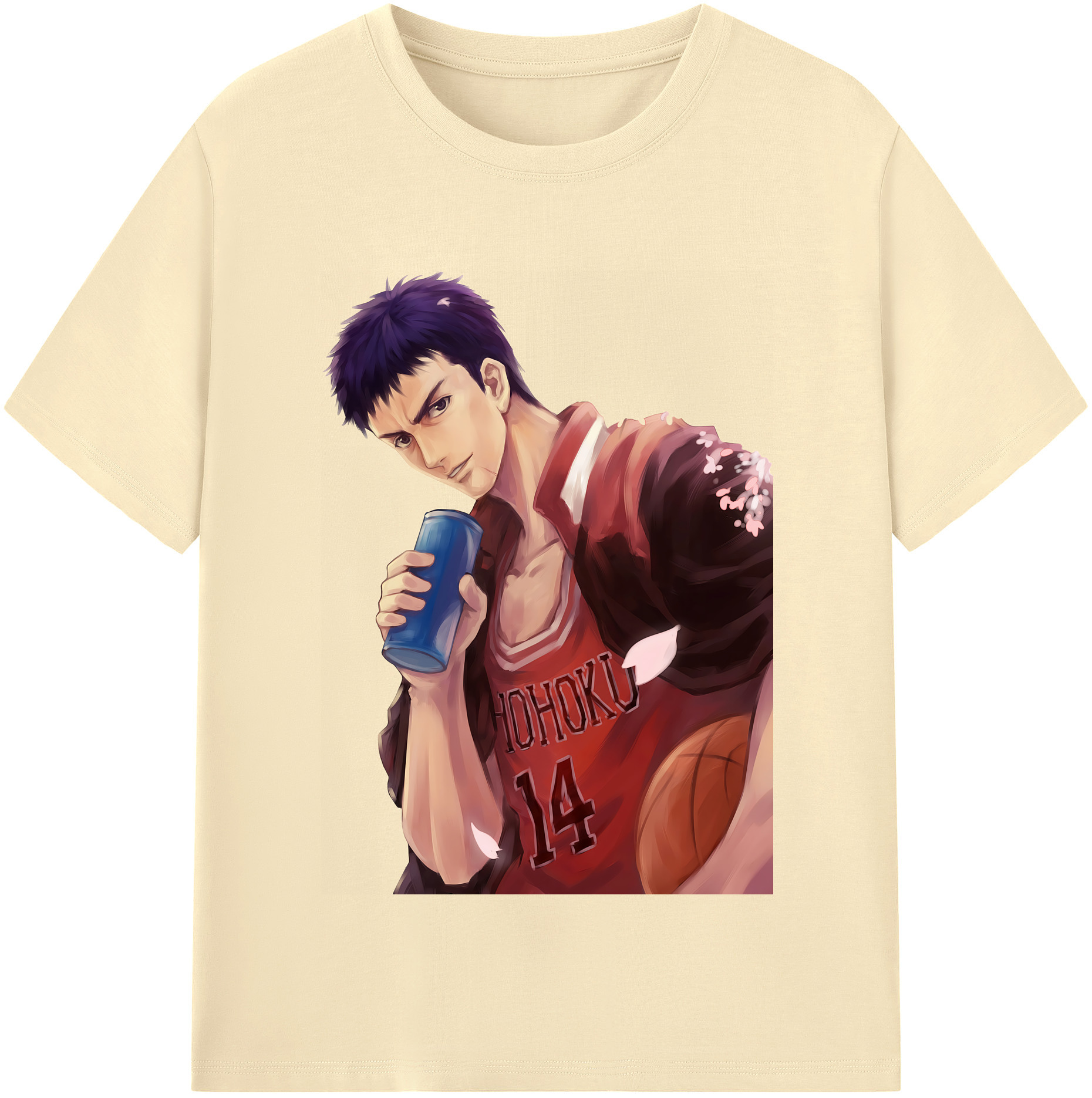 （画像用） SLAM DUNK／スラムダンク 綿100％半袖Tシャツ（フロントプリント）