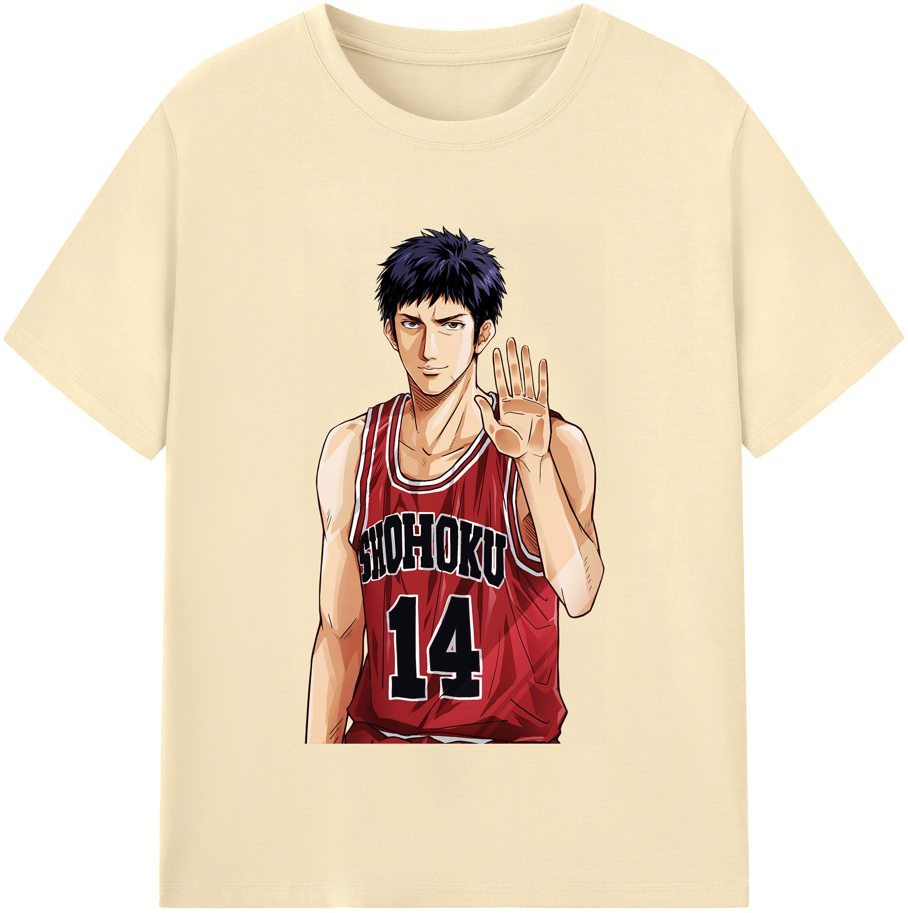 （画像用） SLAM DUNK／スラムダンク 綿100％半袖Tシャツ（フロントプリント）