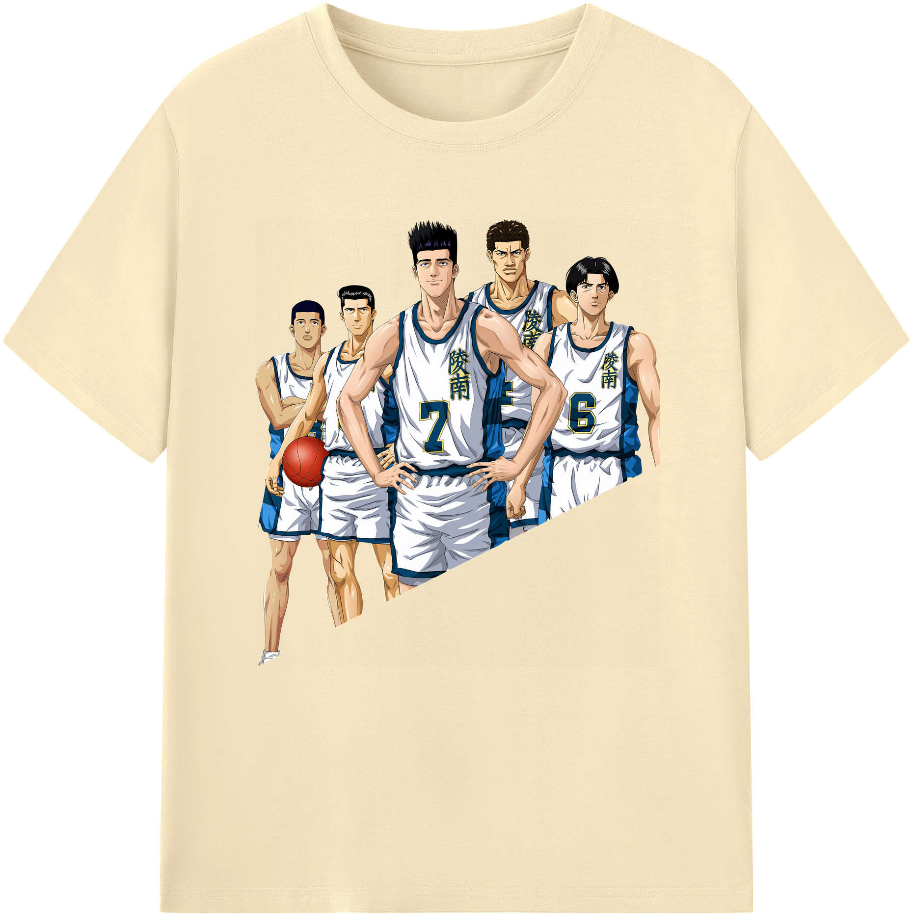 （画像用） SLAM DUNK／スラムダンク 綿100％半袖Tシャツ（フロントプリント）