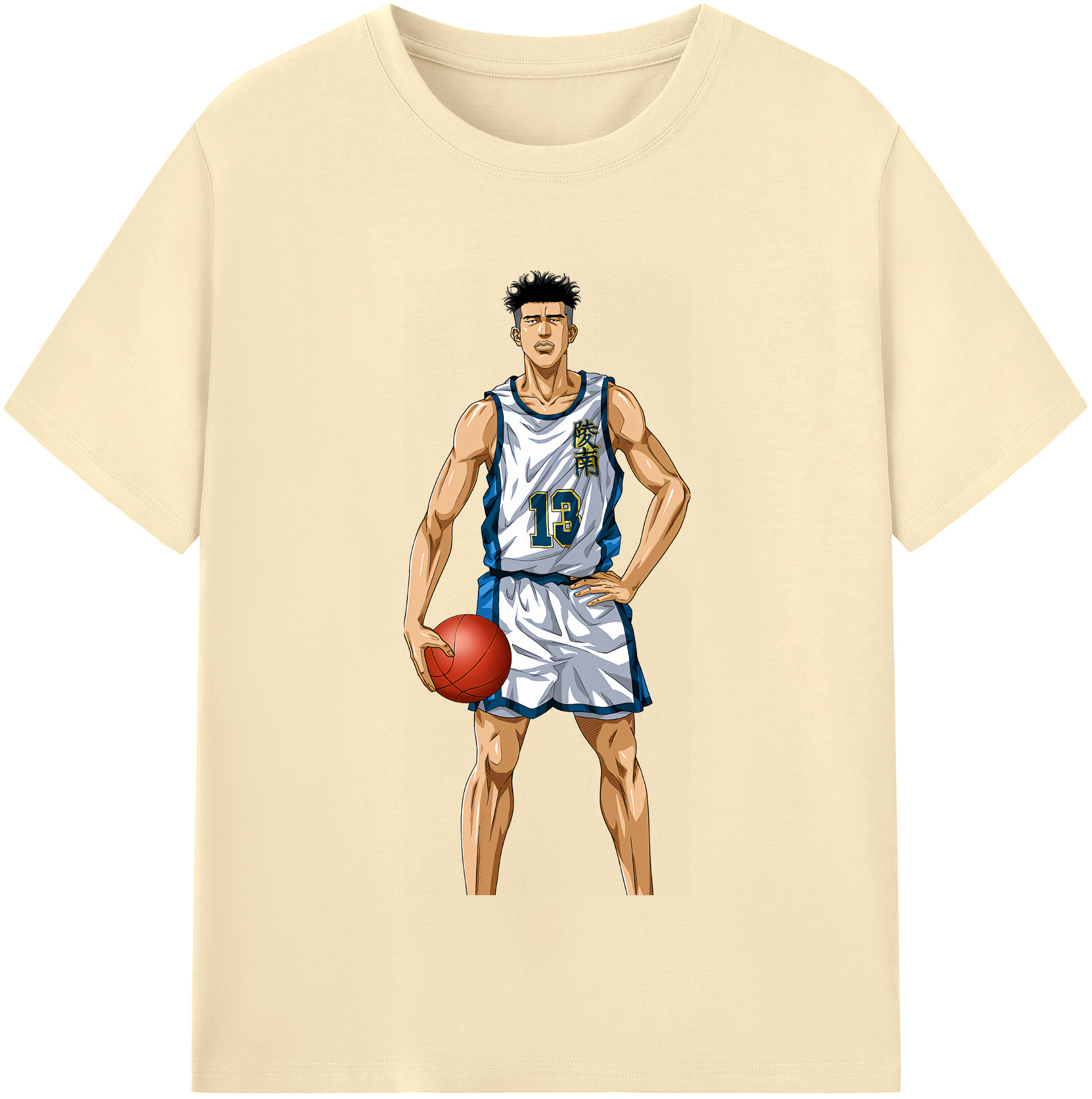 SLAM DUNK／スラムダンク 綿100％半袖Tシャツ（フロントプリント）