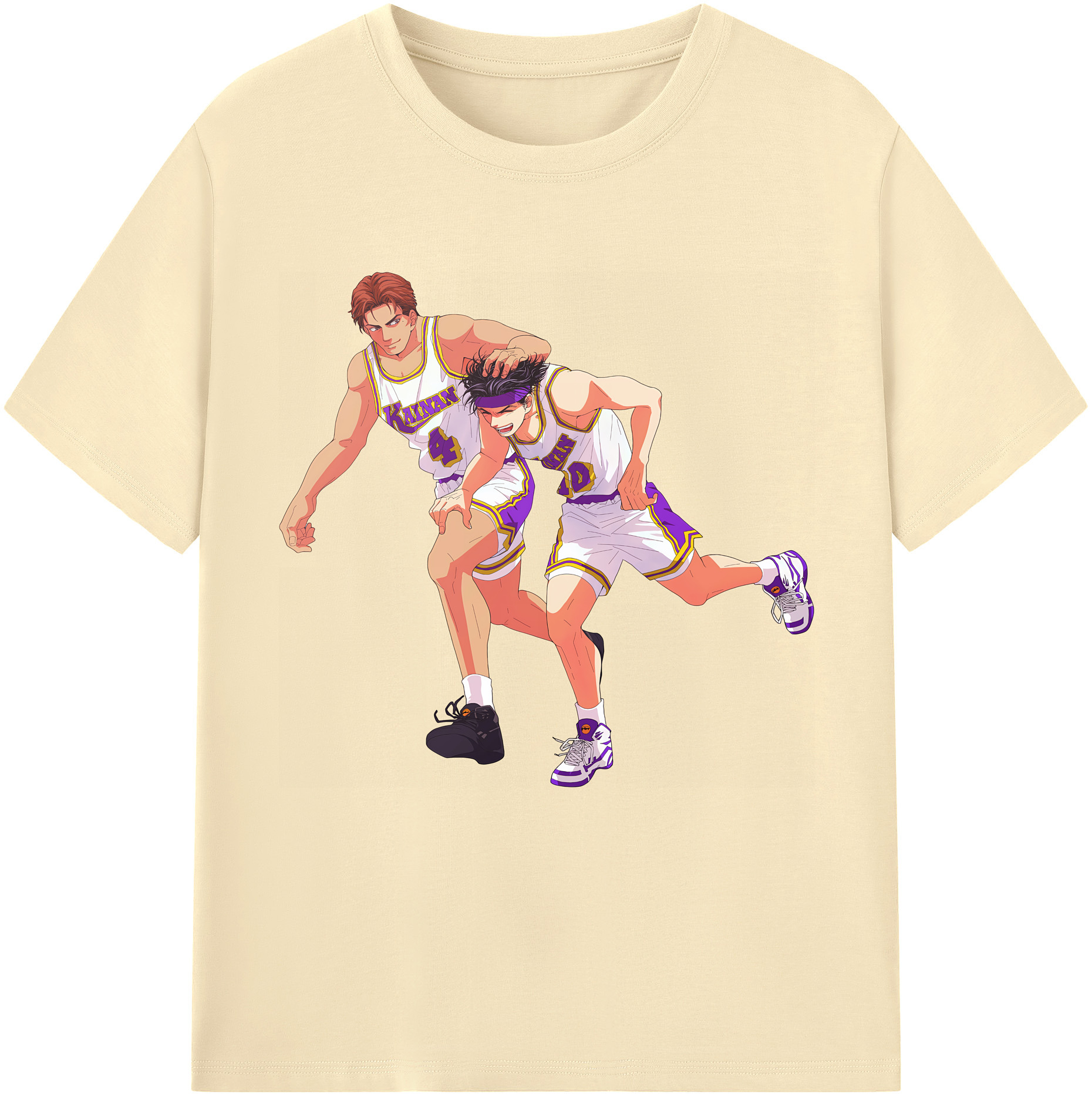 （画像用） SLAM DUNK／スラムダンク 綿100％半袖Tシャツ（フロントプリント）
