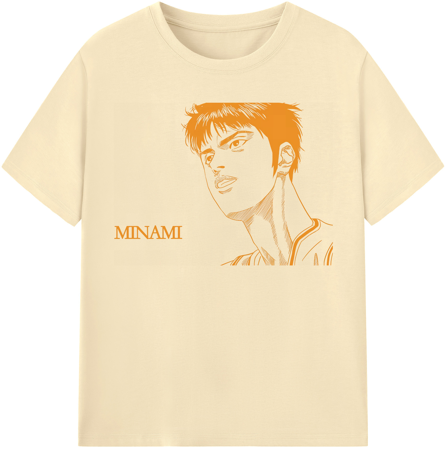 SLAM DUNK／スラムダンク 綿100％半袖Tシャツ（フロントプリント）