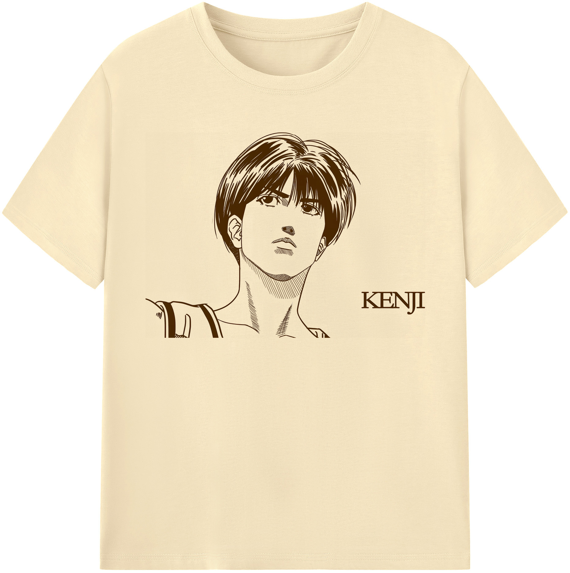 SLAM DUNK／スラムダンク 綿100％半袖Tシャツ（フロントプリント）