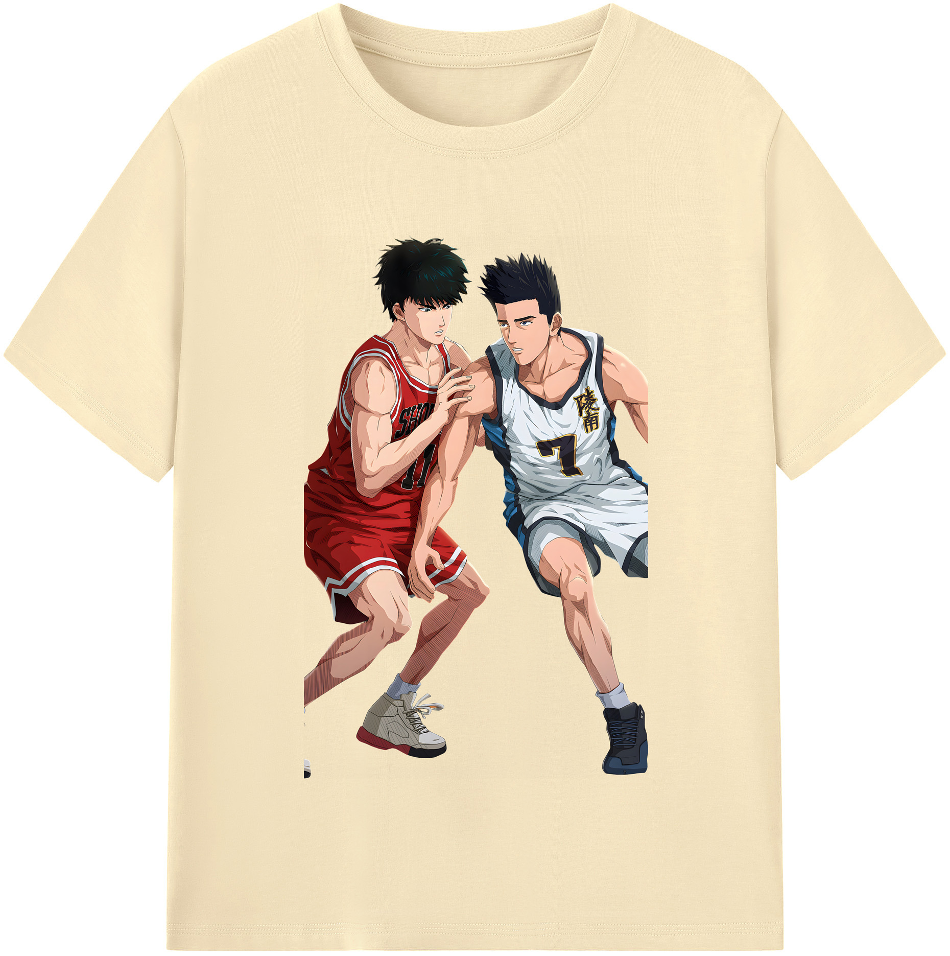 （画像用） SLAM DUNK／スラムダンク 綿100％半袖Tシャツ（フロントプリント）