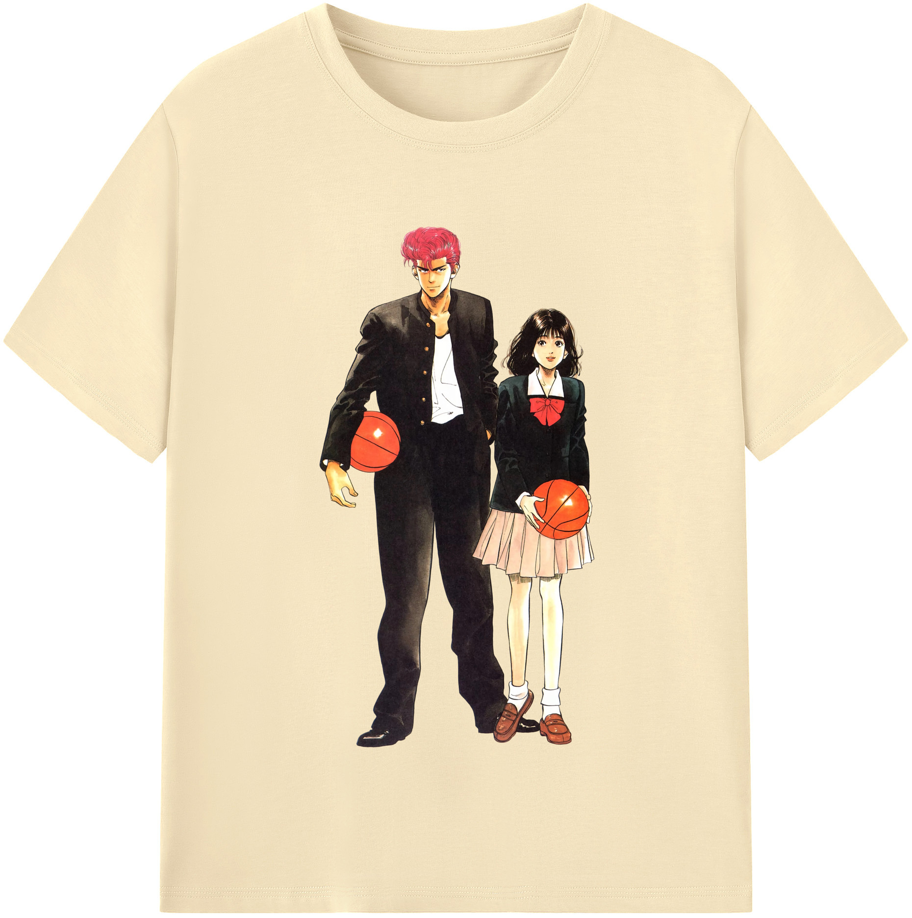 （画像用） SLAM DUNK／スラムダンク 綿100％半袖Tシャツ（フロントプリント）