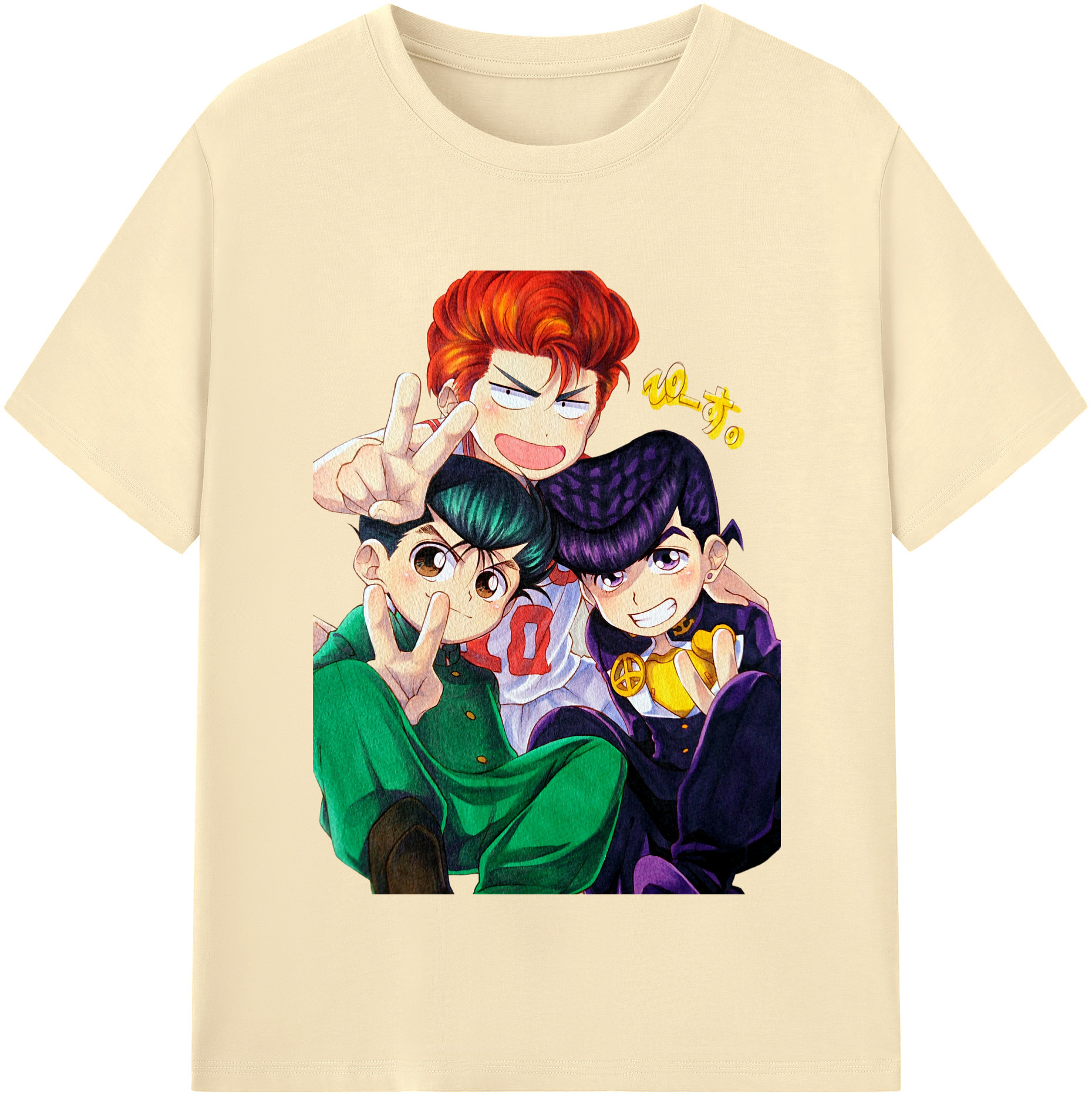 SLAM DUNK／スラムダンク 綿100％半袖Tシャツ（フロントプリント）
