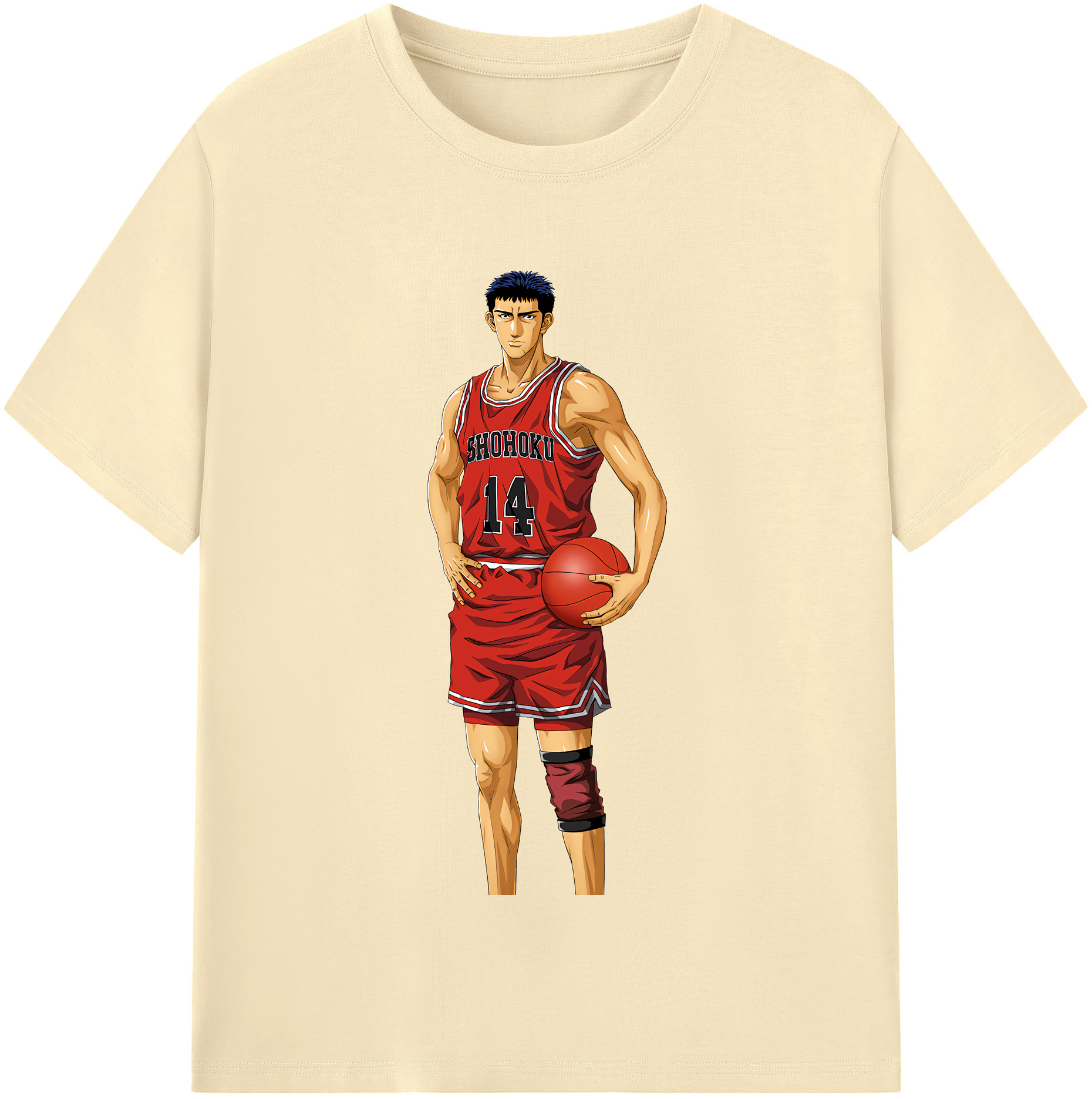 SLAM DUNK／スラムダンク 綿100％半袖Tシャツ（フロントプリント）