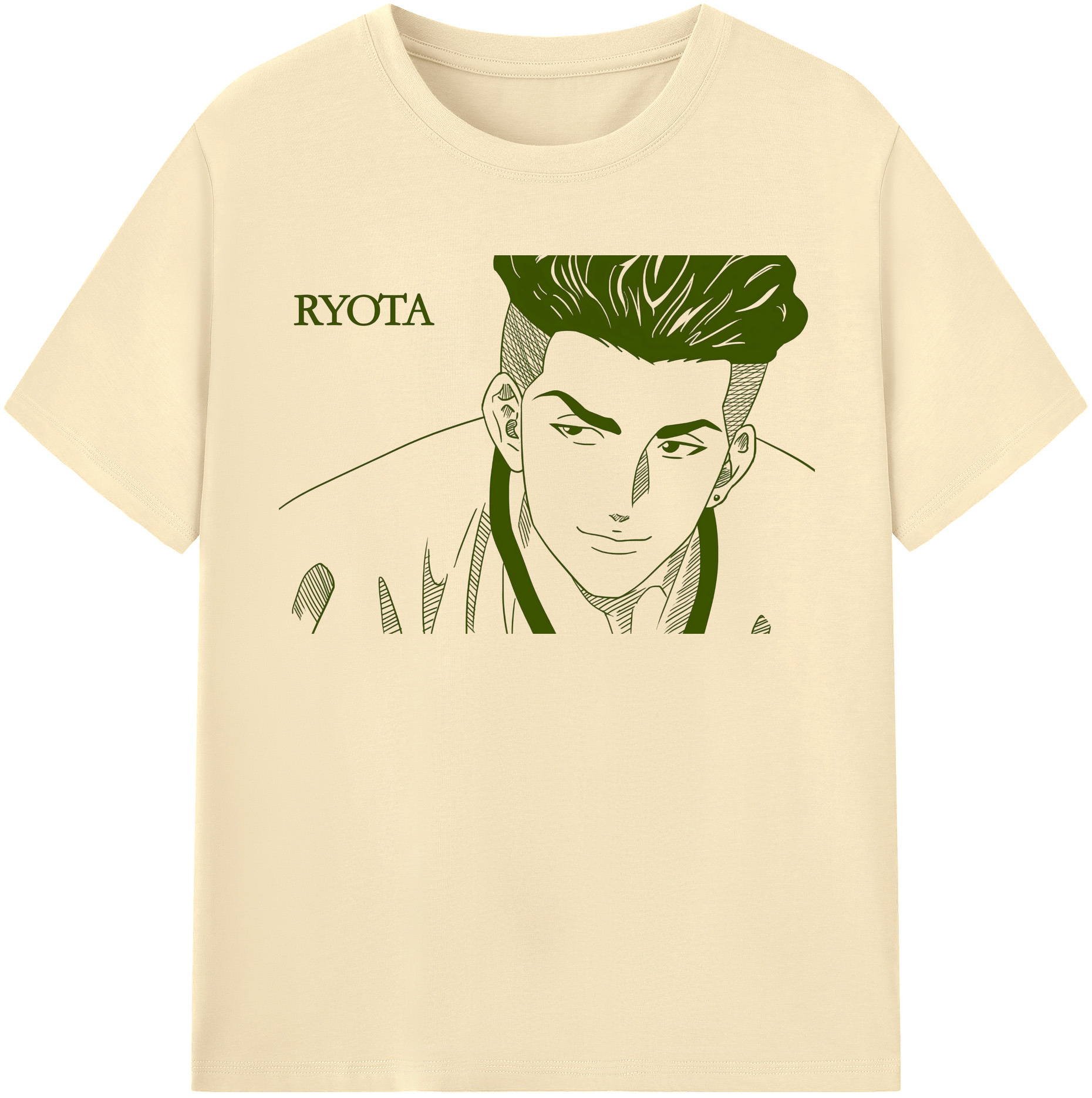 SLAM DUNK／スラムダンク 綿100％半袖Tシャツ（フロントプリント）
