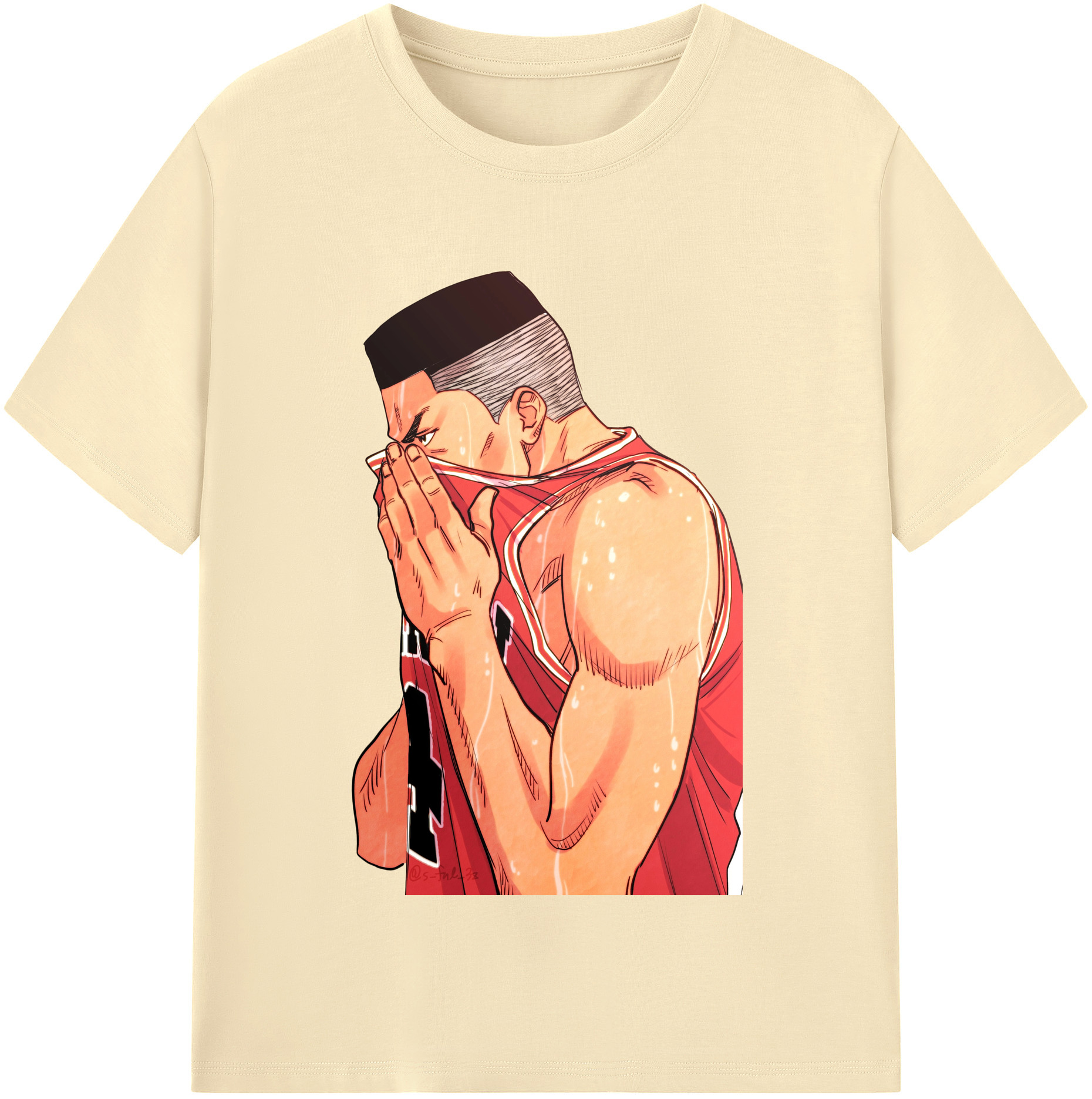 SLAM DUNK／スラムダンク 綿100％半袖Tシャツ（フロントプリント）