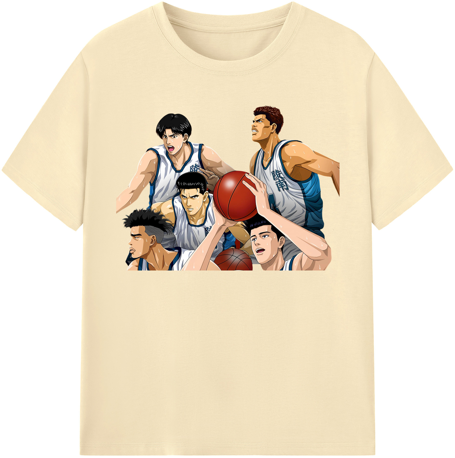 （画像用） SLAM DUNK／スラムダンク 綿100％半袖Tシャツ（フロントプリント）