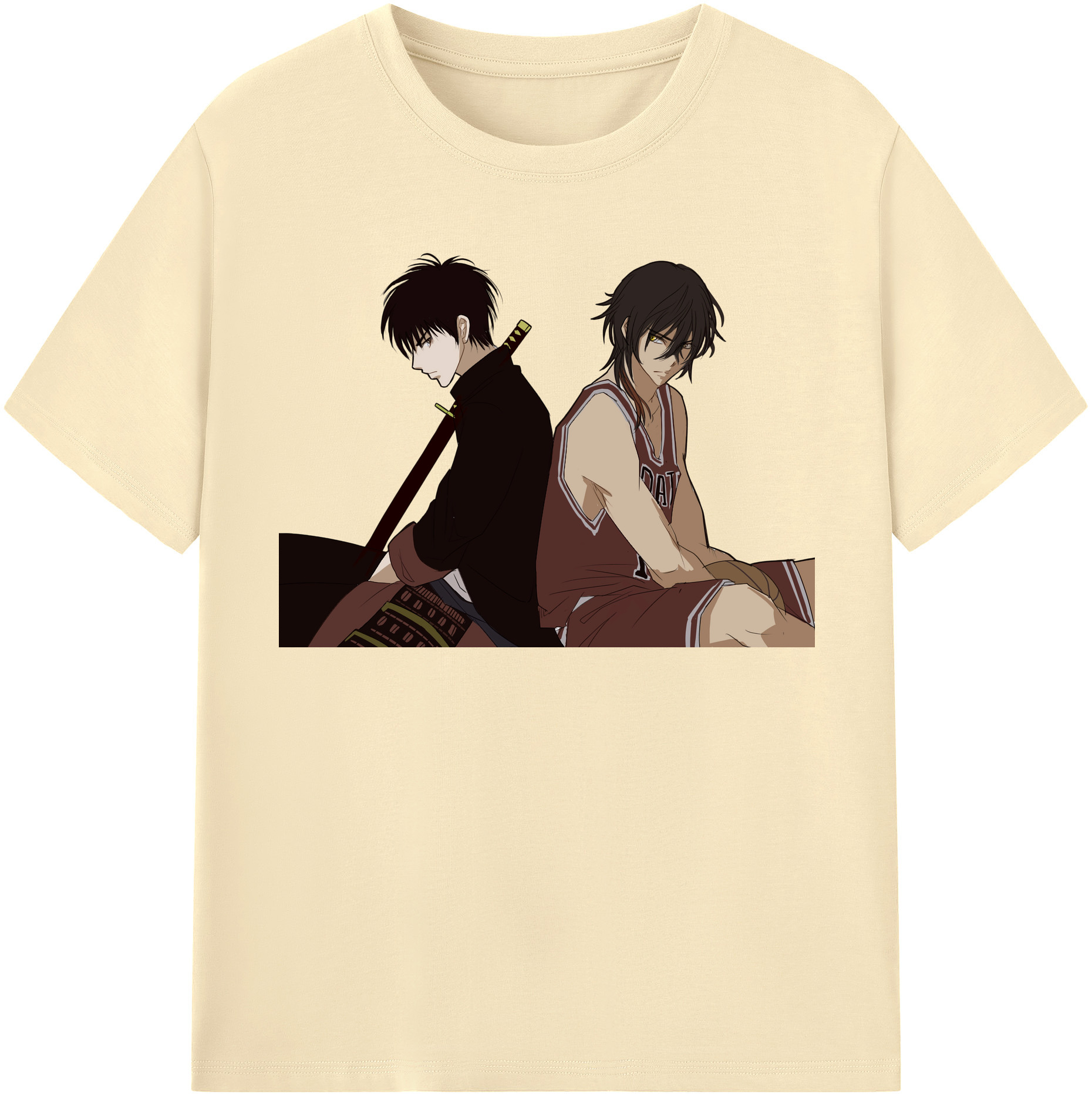 SLAM DUNK／スラムダンク 綿100％半袖Tシャツ（フロントプリント）